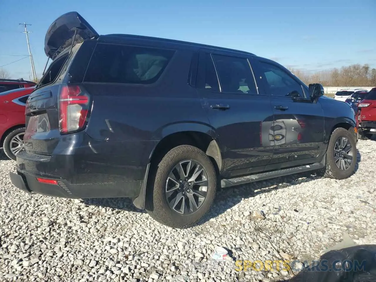 3 Фотография поврежденного автомобиля 1GNSKPKD8PR336200 CHEVROLET TAHOE 2023