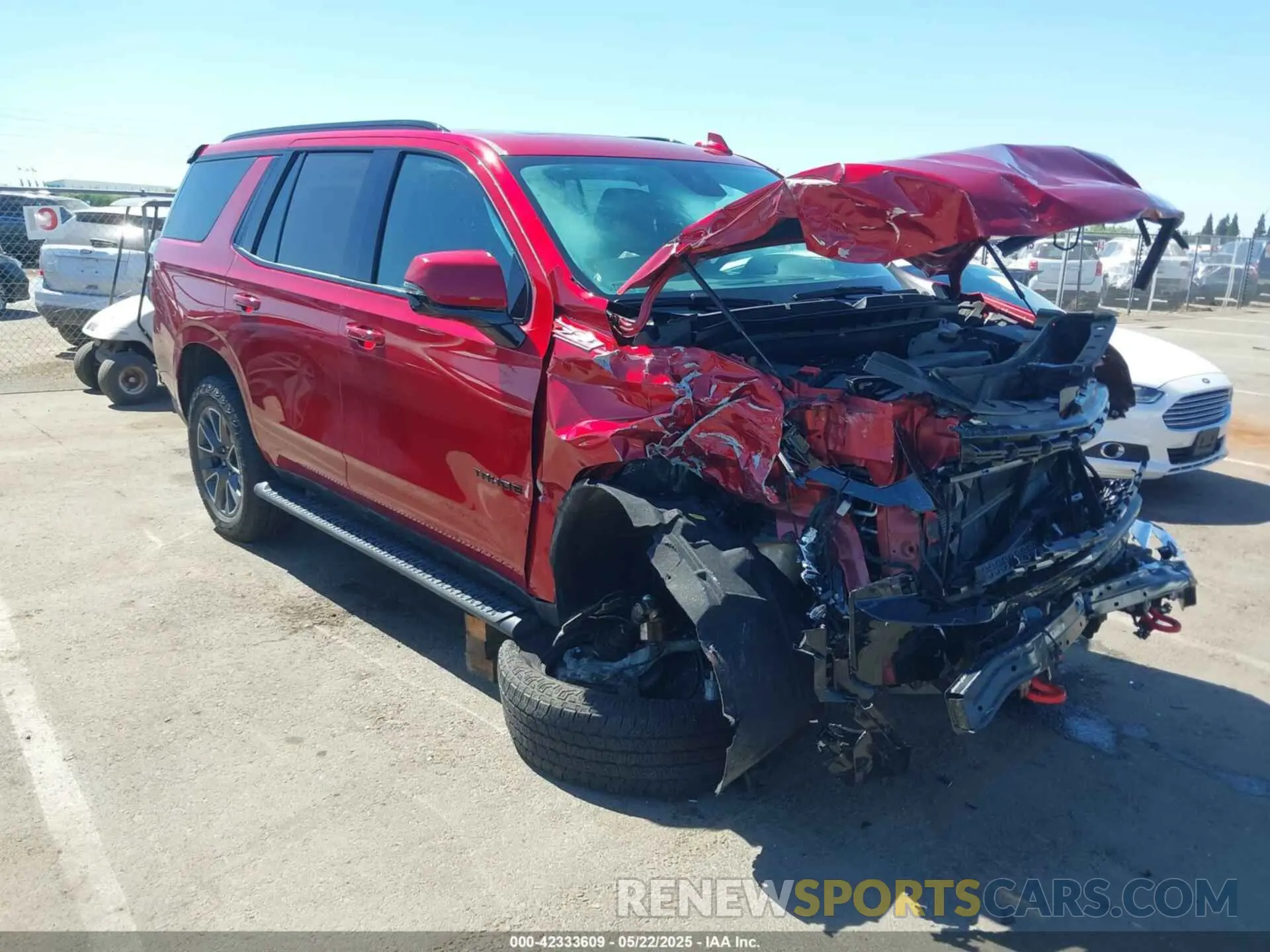 1 Photograph of a damaged car 1GNSKPKL1PR552686 CHEVROLET TAHOE 2023