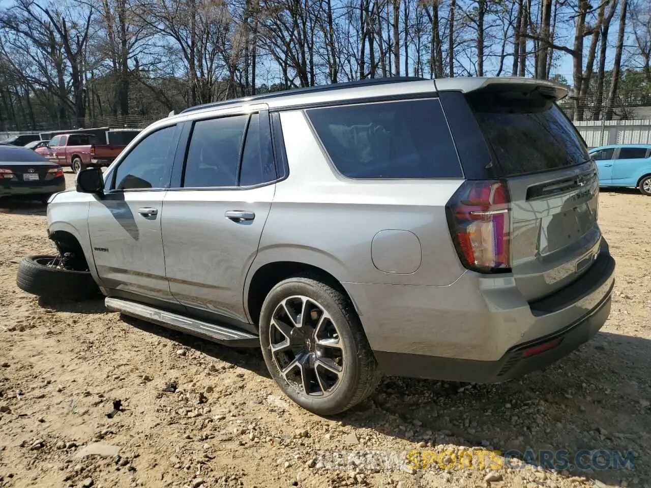2 Фотография поврежденного автомобиля 1GNSKRKD2PR327701 CHEVROLET TAHOE 2023