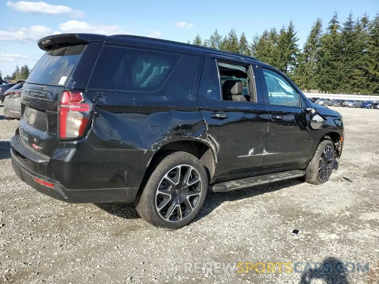 3 Фотография поврежденного автомобиля 1GNSKRKD3PR314083 CHEVROLET TAHOE 2023