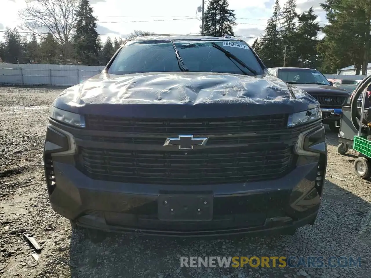 5 Фотография поврежденного автомобиля 1GNSKRKD3PR314083 CHEVROLET TAHOE 2023