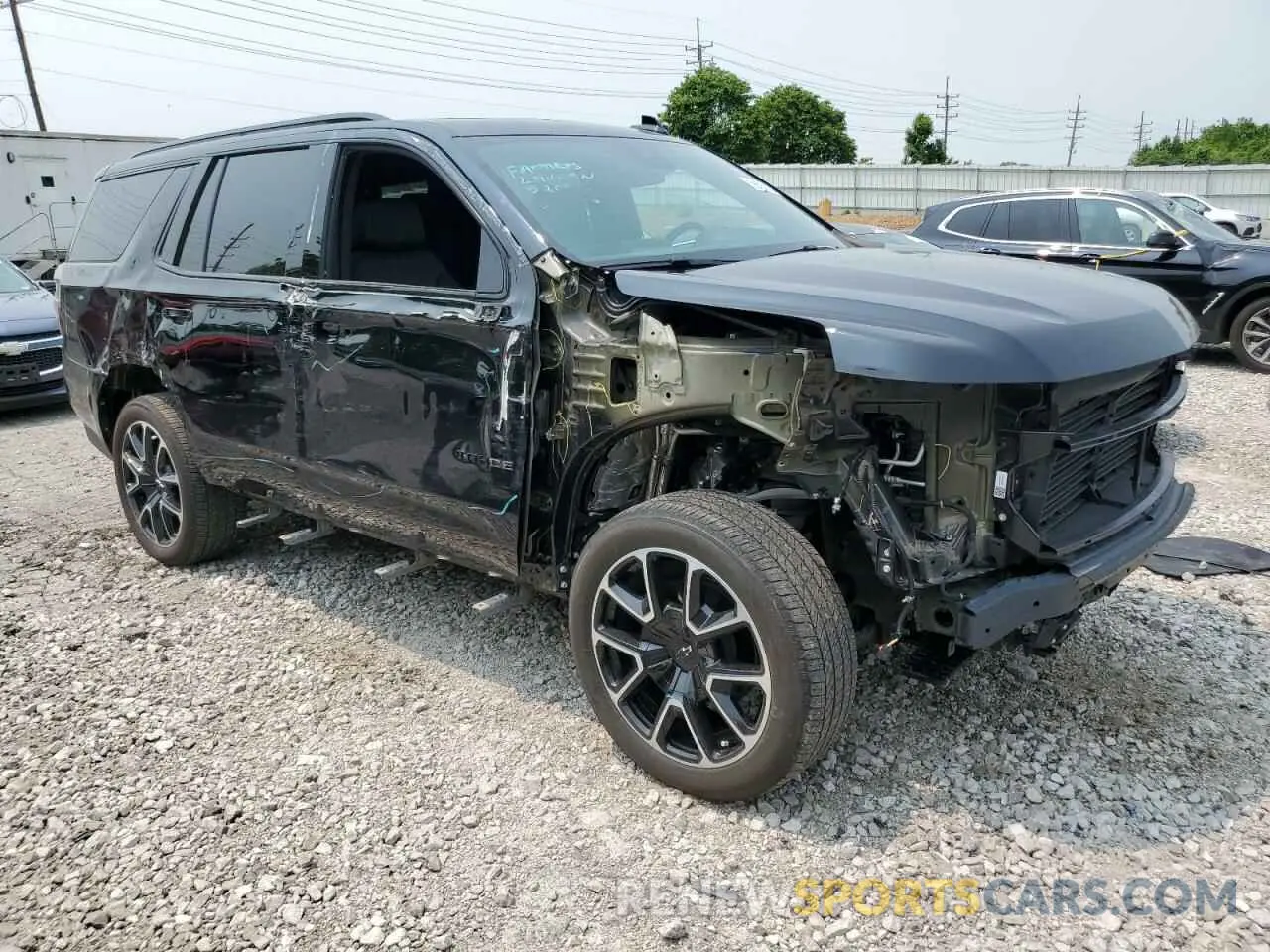 4 Photograph of a damaged car 1GNSKRKD5PR299764 CHEVROLET TAHOE 2023