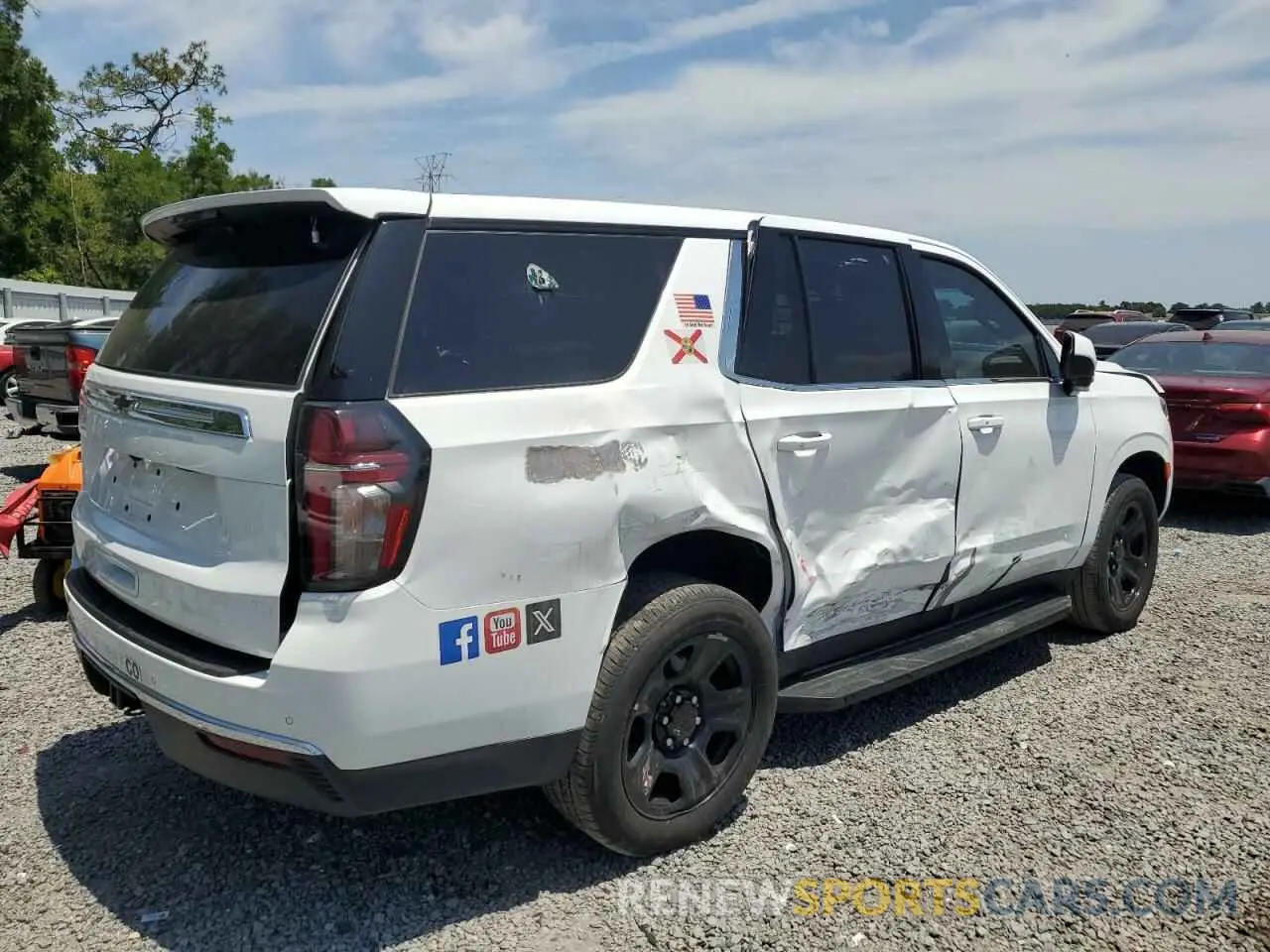 3 Photograph of a damaged car 1GBSCLEDXRR178685 CHEVROLET TAHOE 2024