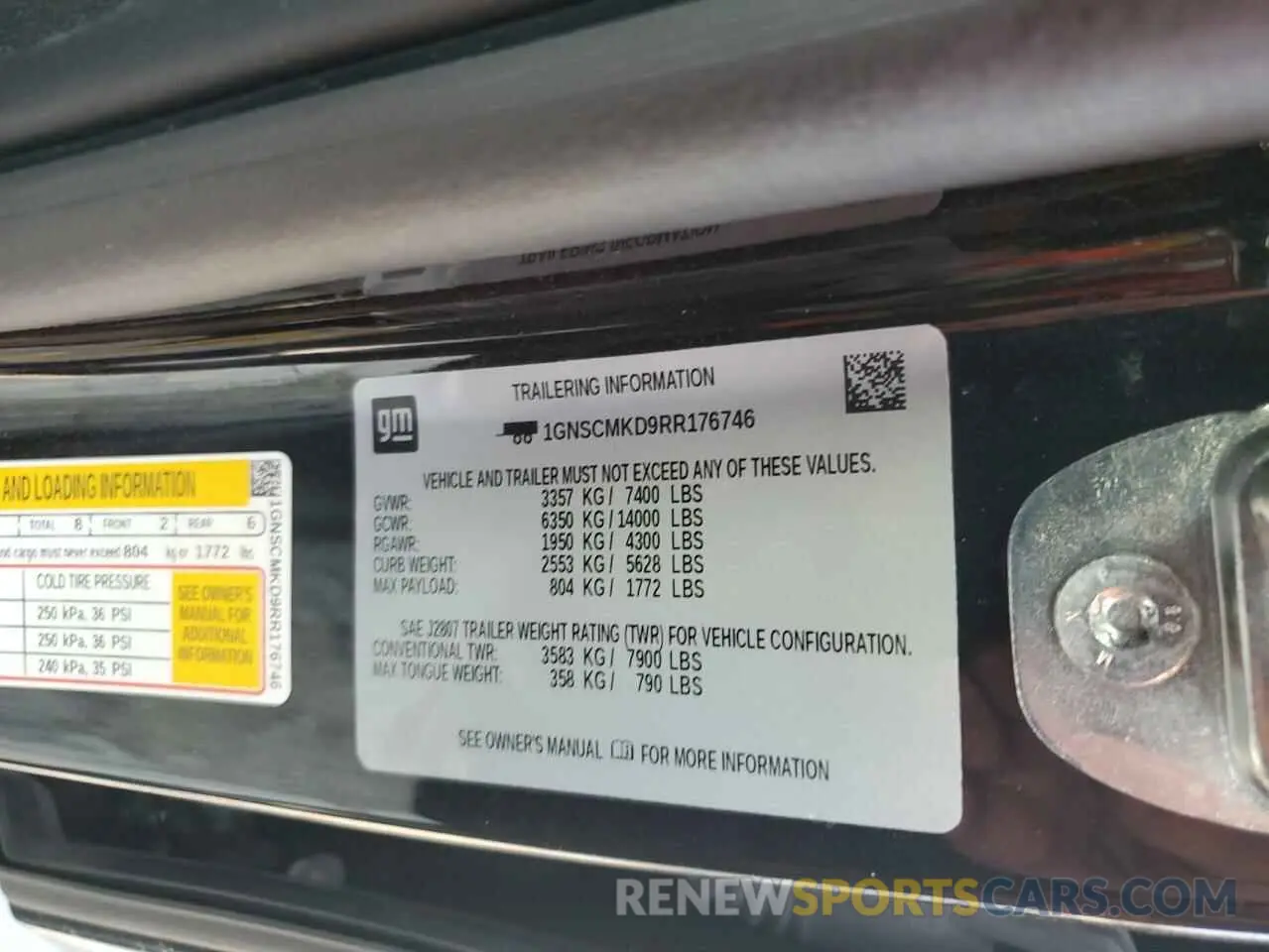 13 Photograph of a damaged car 1GNSCMKD9RR176746 CHEVROLET TAHOE 2024