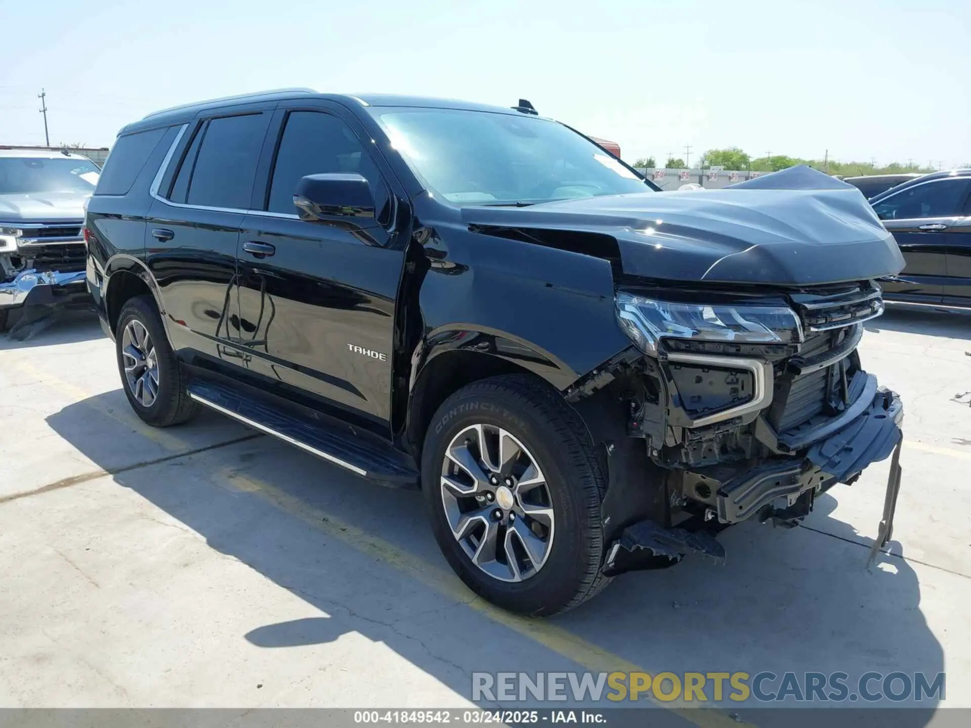 1 Фотография поврежденного автомобиля 1GNSCNKD7RR374098 CHEVROLET TAHOE 2024