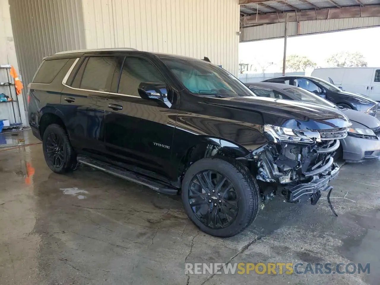 4 Фотография поврежденного автомобиля 1GNSCNKT7RR317620 CHEVROLET TAHOE 2024