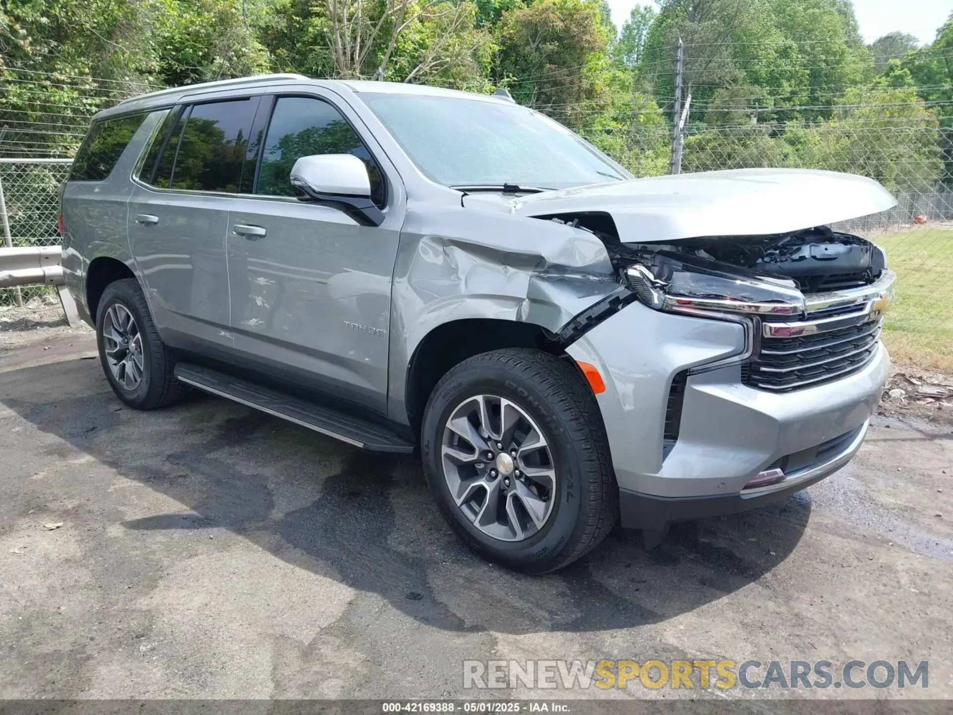 1 Photograph of a damaged car 1GNSKNKD1RR317799 CHEVROLET TAHOE 2024