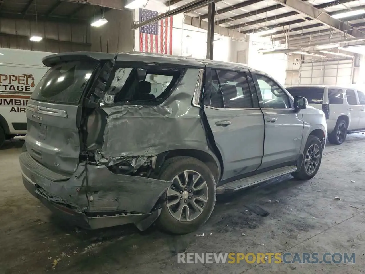 3 Photograph of a damaged car 1GNSKNKD3RR419136 CHEVROLET TAHOE 2024
