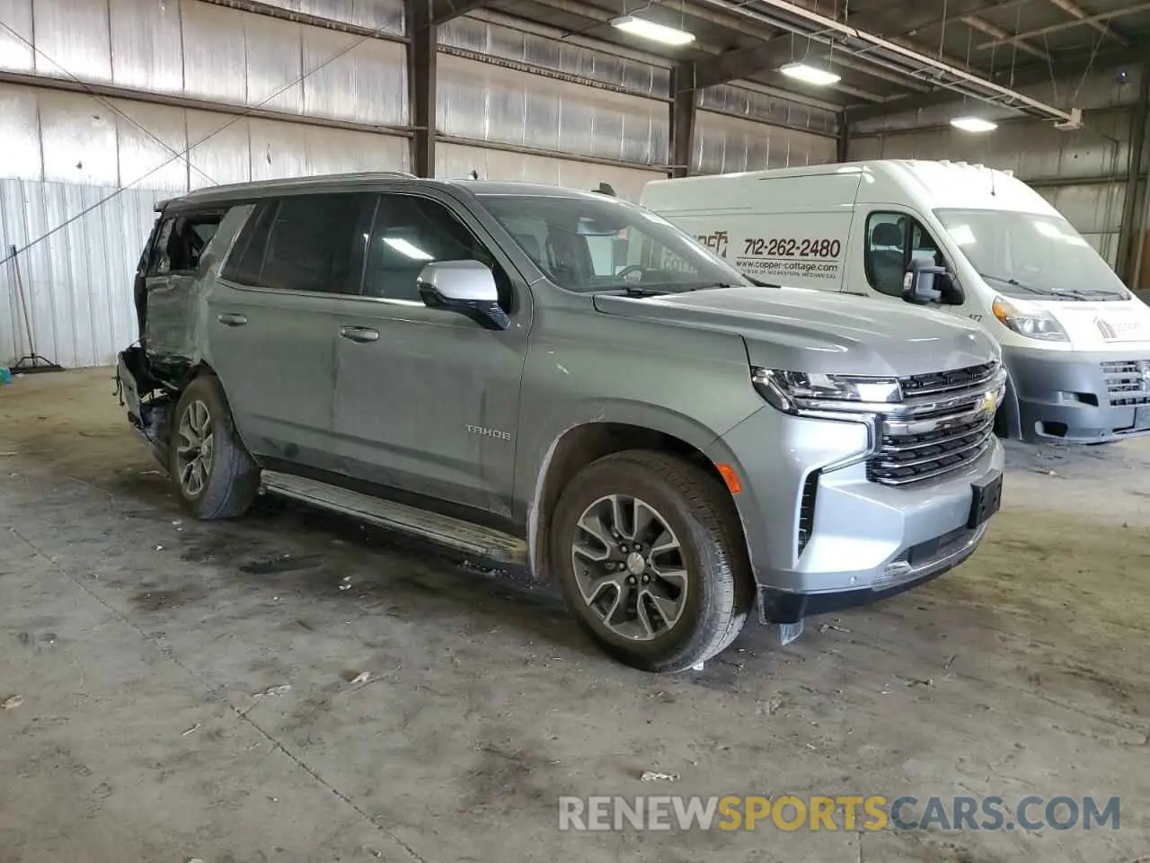 4 Photograph of a damaged car 1GNSKNKD3RR419136 CHEVROLET TAHOE 2024