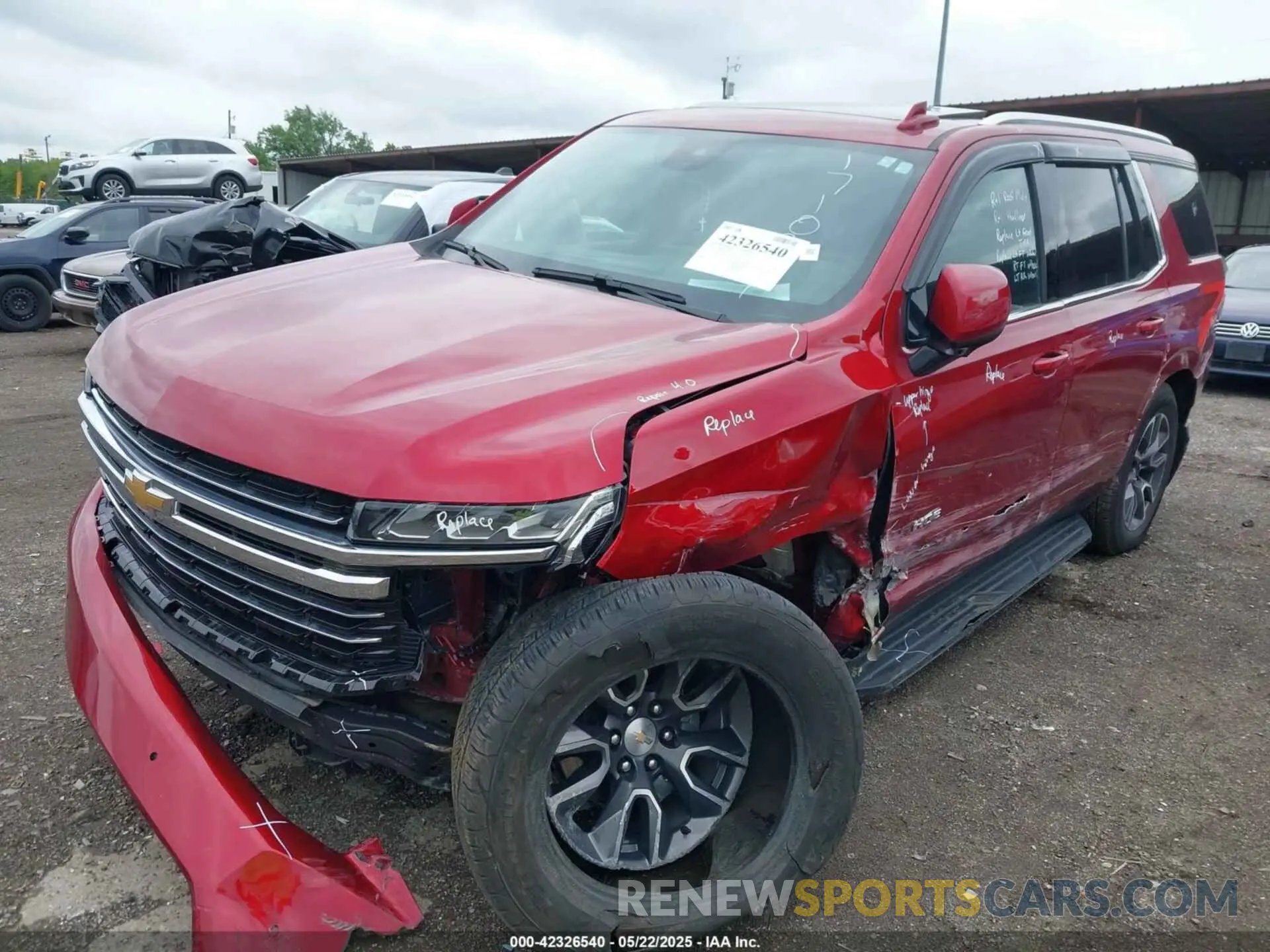 2 Фотография поврежденного автомобиля 1GNSKNKD7RR171067 CHEVROLET TAHOE 2024