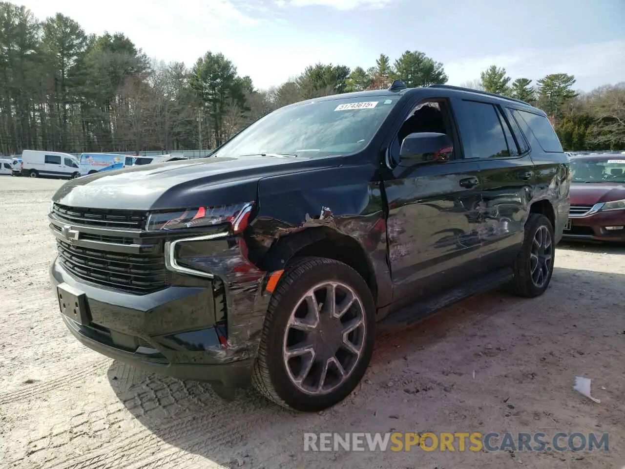 1 Photograph of a damaged car 1GNSKRKD3RR232860 CHEVROLET TAHOE 2024