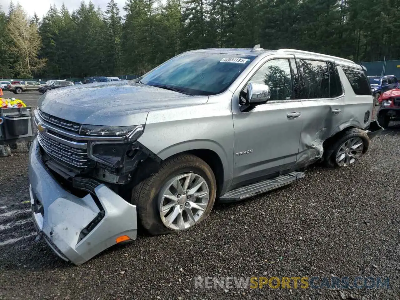 1 Photograph of a damaged car 1GNSKSKD0RR128446 CHEVROLET TAHOE 2024