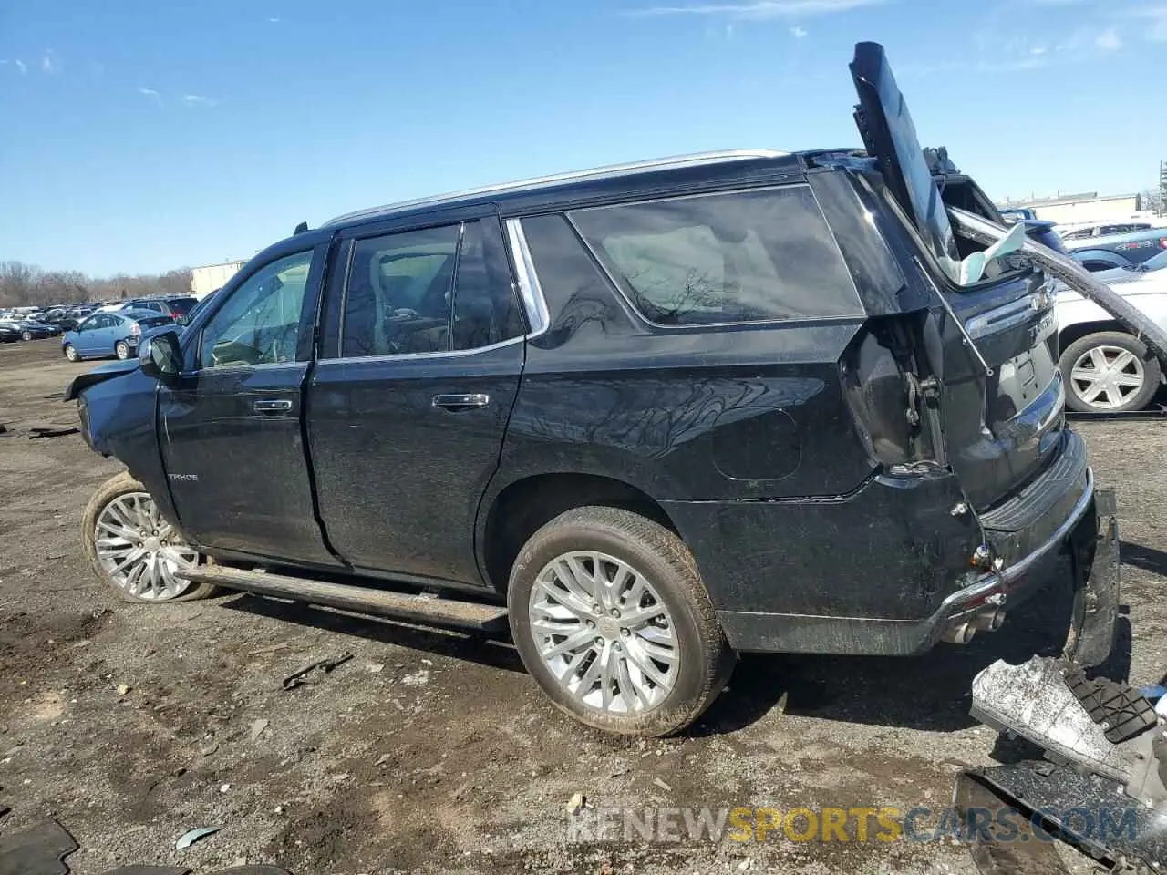 2 Photograph of a damaged car 1GNSKSKL5RR129776 CHEVROLET TAHOE 2024