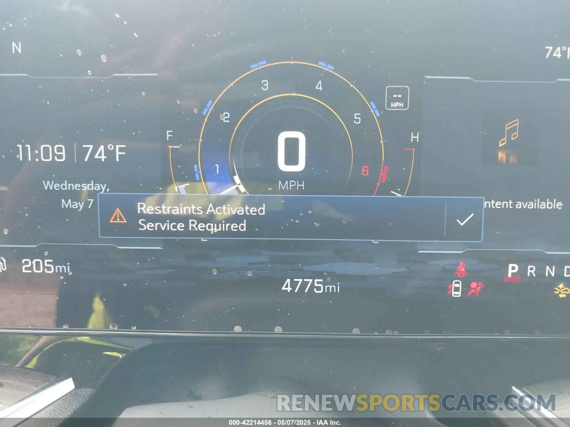 7 Photograph of a damaged car 1GNS5NRD5SR194186 CHEVROLET TAHOE 2025