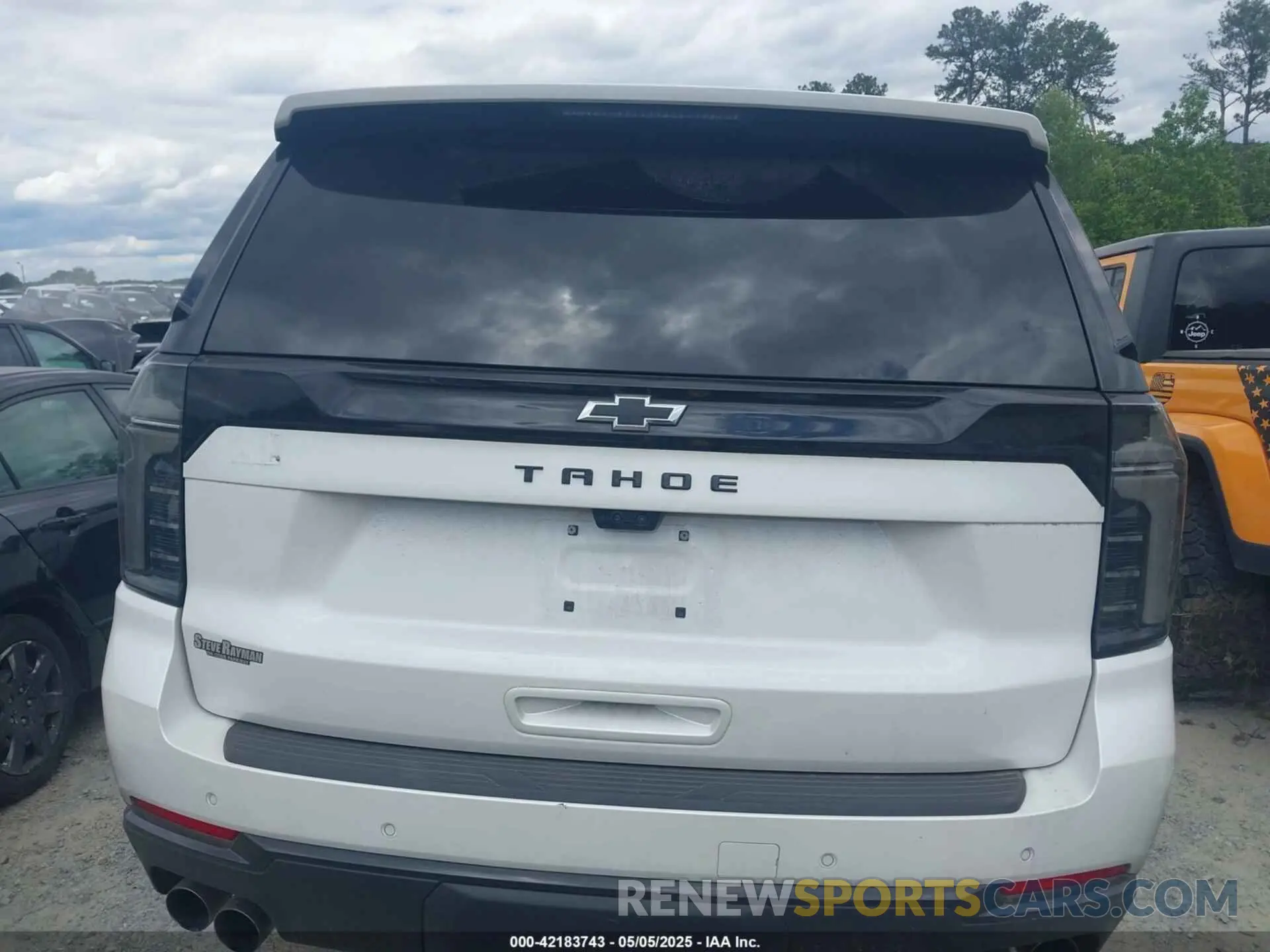 16 Photograph of a damaged car 1GNS6PRL3SR148260 CHEVROLET TAHOE 2025