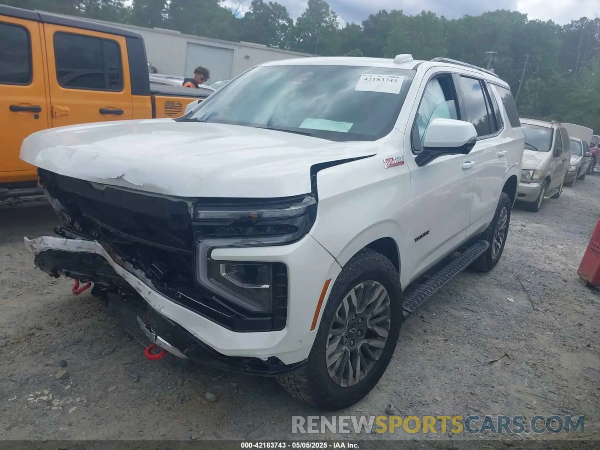 2 Photograph of a damaged car 1GNS6PRL3SR148260 CHEVROLET TAHOE 2025