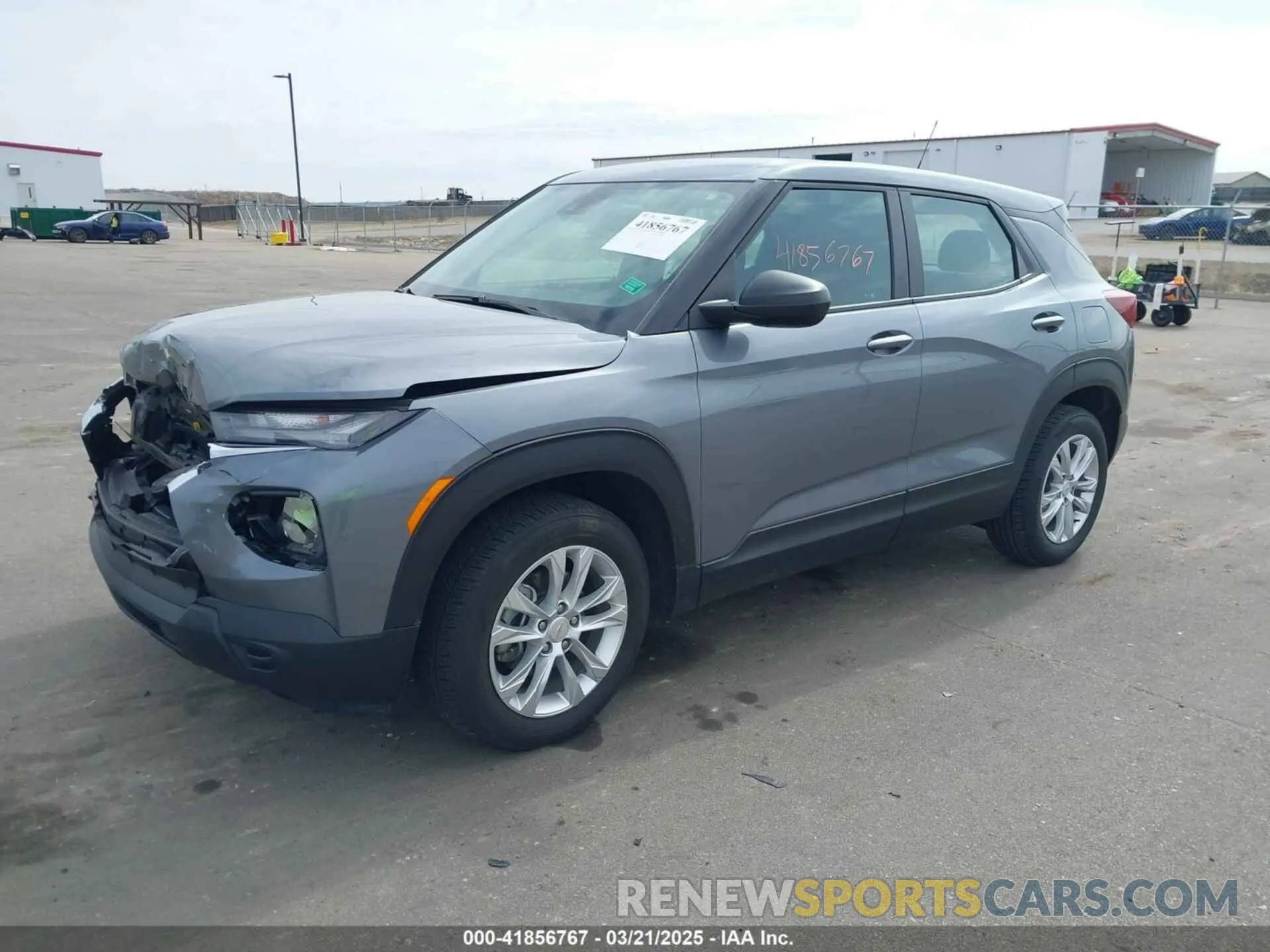 2 Фотография поврежденного автомобиля KL79MMS23MB014435 CHEVROLET TRAILBLAZER 2021