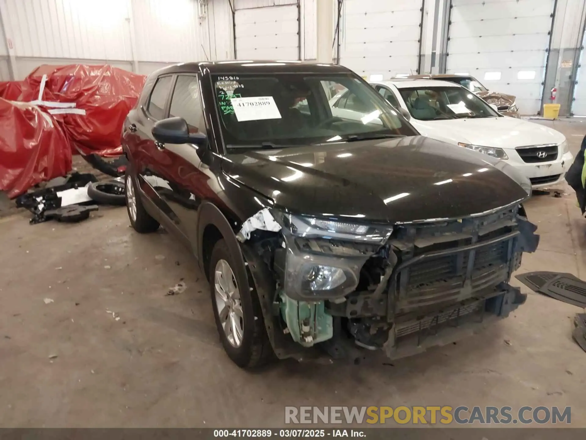 1 Фотография поврежденного автомобиля KL79MMS23MB157269 CHEVROLET TRAILBLAZER 2021