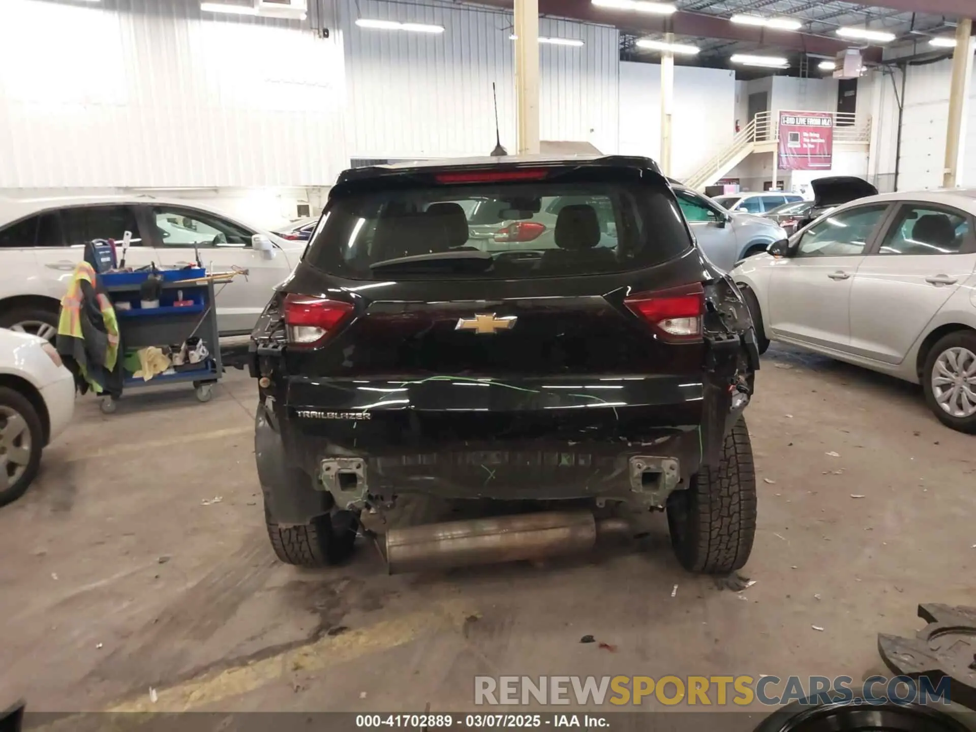 17 Фотография поврежденного автомобиля KL79MMS23MB157269 CHEVROLET TRAILBLAZER 2021
