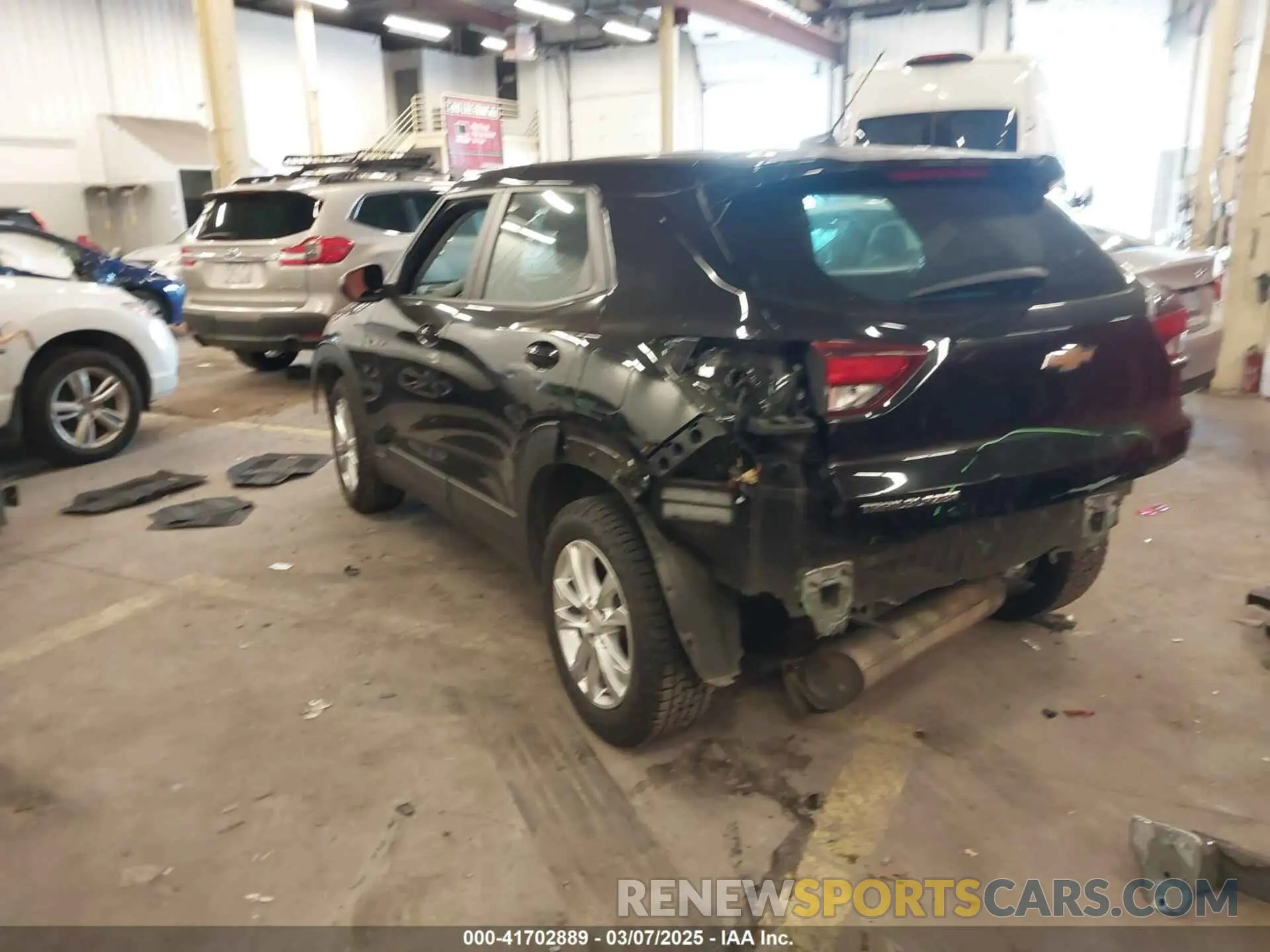 3 Фотография поврежденного автомобиля KL79MMS23MB157269 CHEVROLET TRAILBLAZER 2021