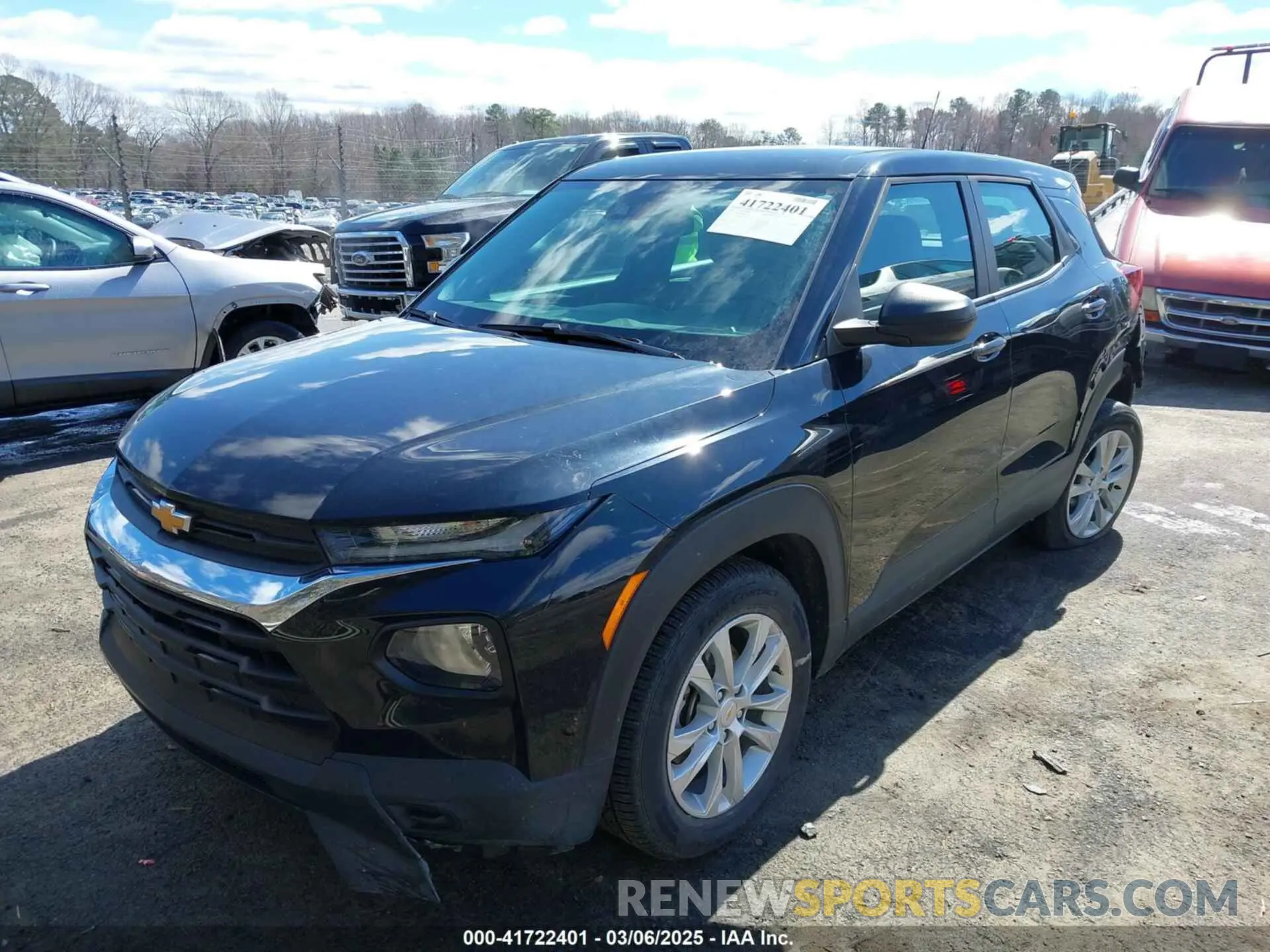 2 Фотография поврежденного автомобиля KL79MMS25MB117288 CHEVROLET TRAILBLAZER 2021
