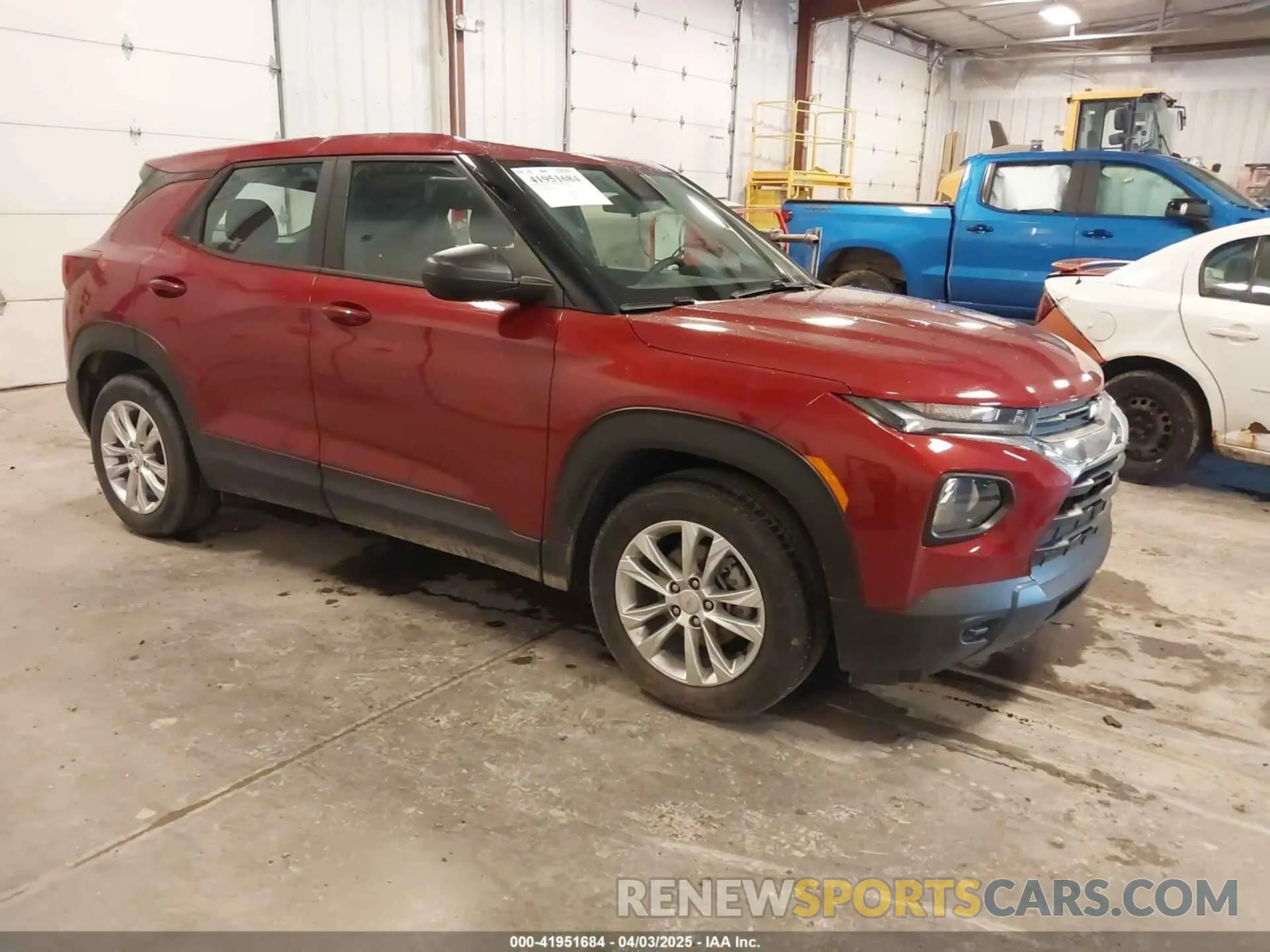 1 Фотография поврежденного автомобиля KL79MMS28MB005889 CHEVROLET TRAILBLAZER 2021