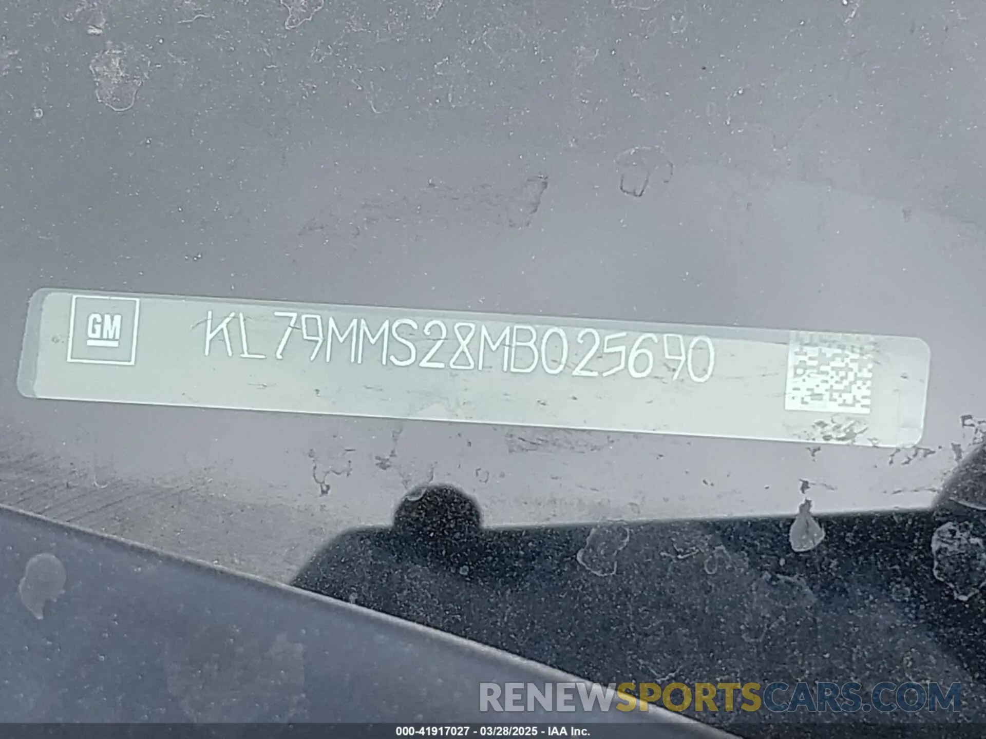 9 Фотография поврежденного автомобиля KL79MMS28MB025690 CHEVROLET TRAILBLAZER 2021
