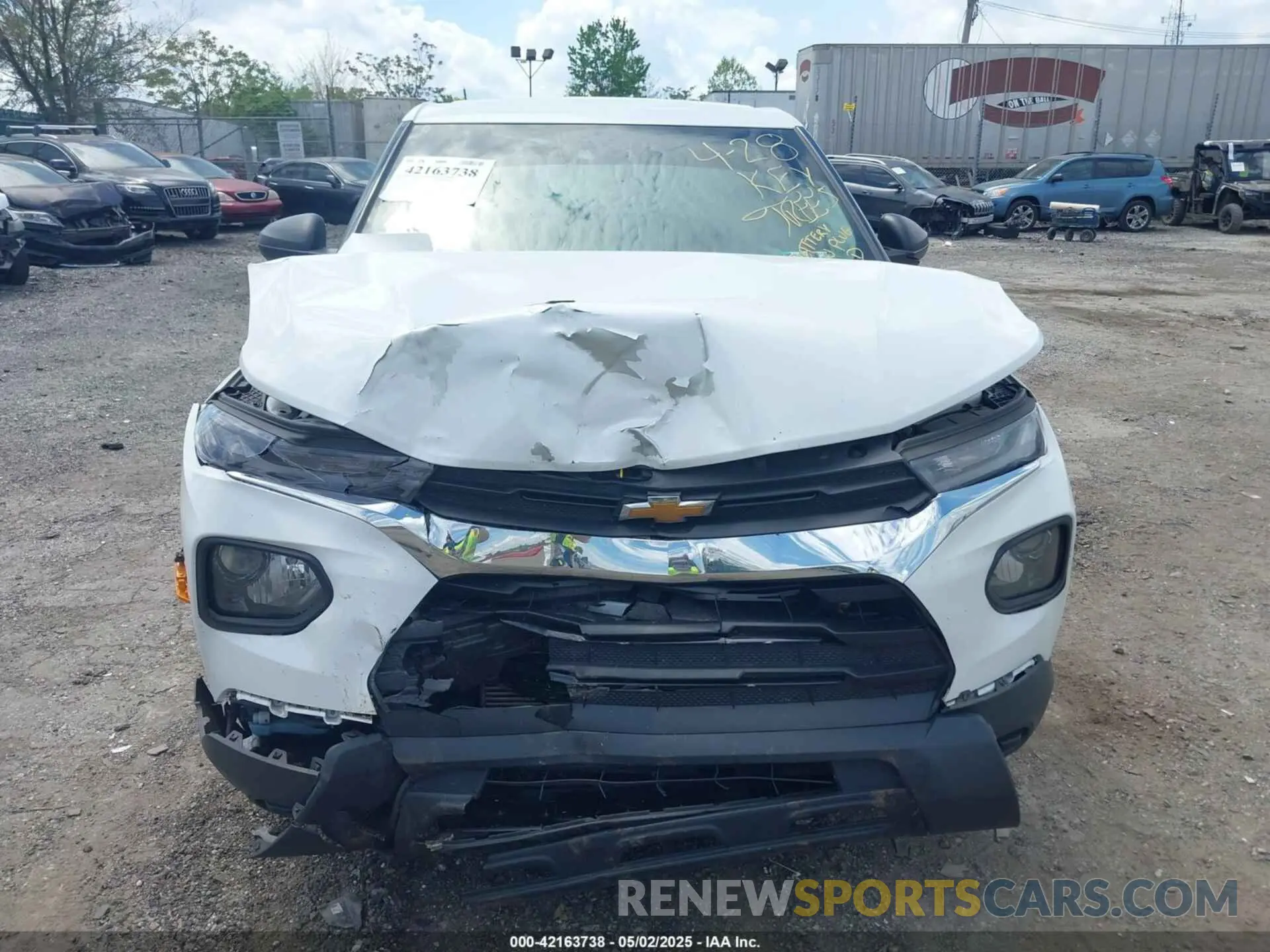 6 Фотография поврежденного автомобиля KL79MNSL1MB138377 CHEVROLET TRAILBLAZER 2021