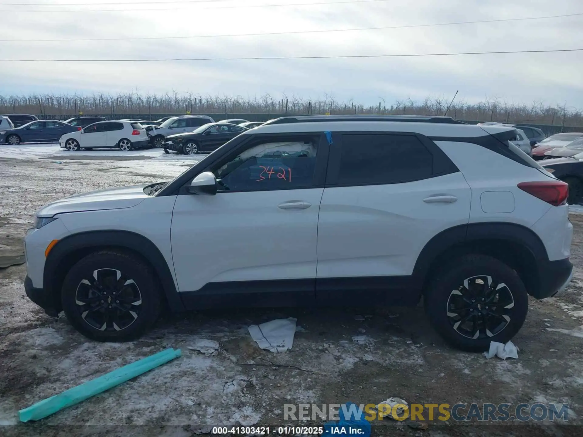 13 Photograph of a damaged car KL79MPS21MB116642 CHEVROLET TRAILBLAZER 2021
