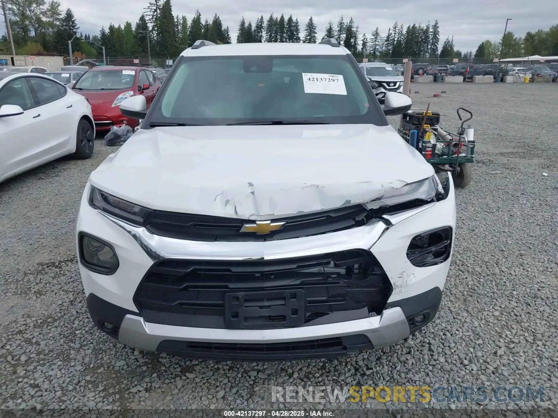 13 Photograph of a damaged car KL79MPS21MB152377 CHEVROLET TRAILBLAZER 2021