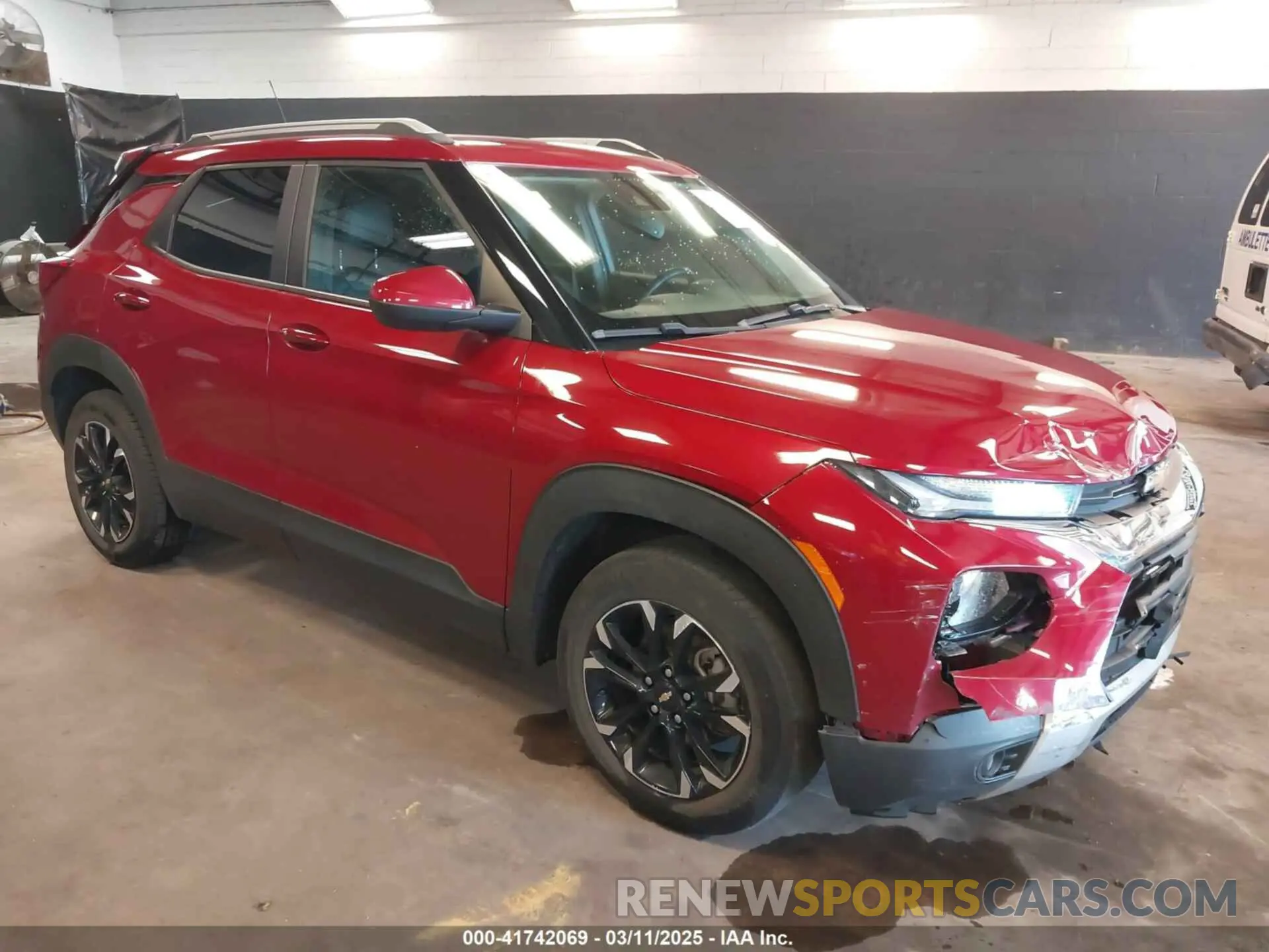 1 Photograph of a damaged car KL79MPSL0MB003791 CHEVROLET TRAILBLAZER 2021