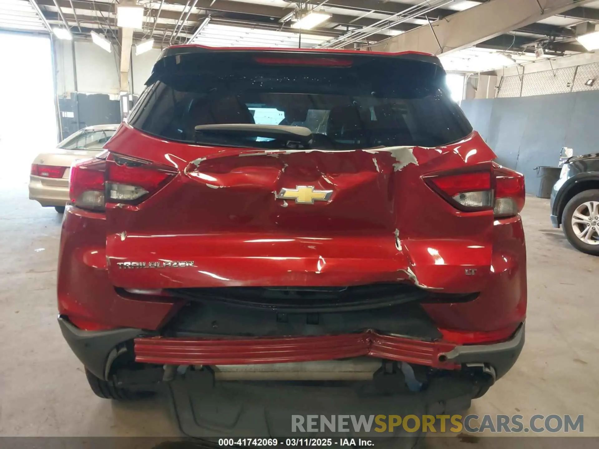 16 Photograph of a damaged car KL79MPSL0MB003791 CHEVROLET TRAILBLAZER 2021