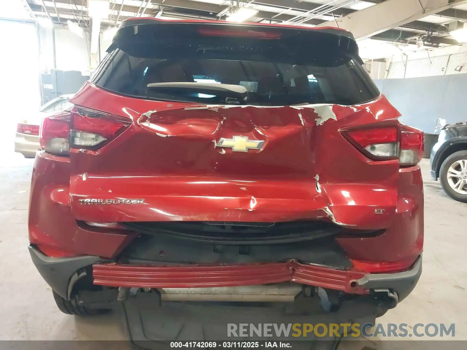 6 Photograph of a damaged car KL79MPSL0MB003791 CHEVROLET TRAILBLAZER 2021