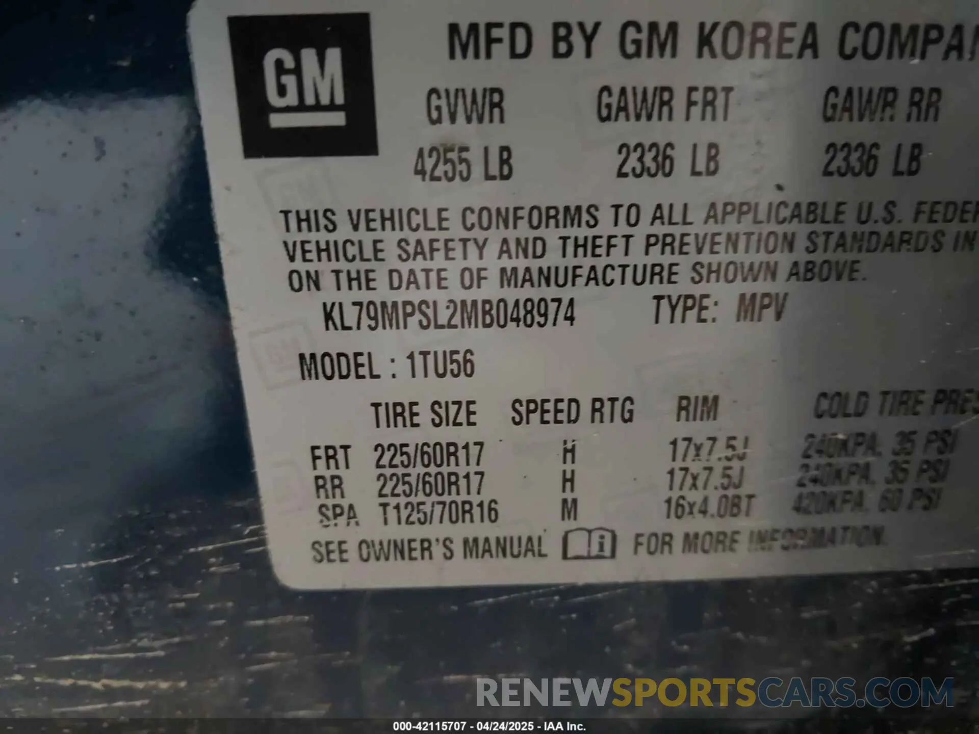 9 Photograph of a damaged car KL79MPSL2MB048974 CHEVROLET TRAILBLAZER 2021