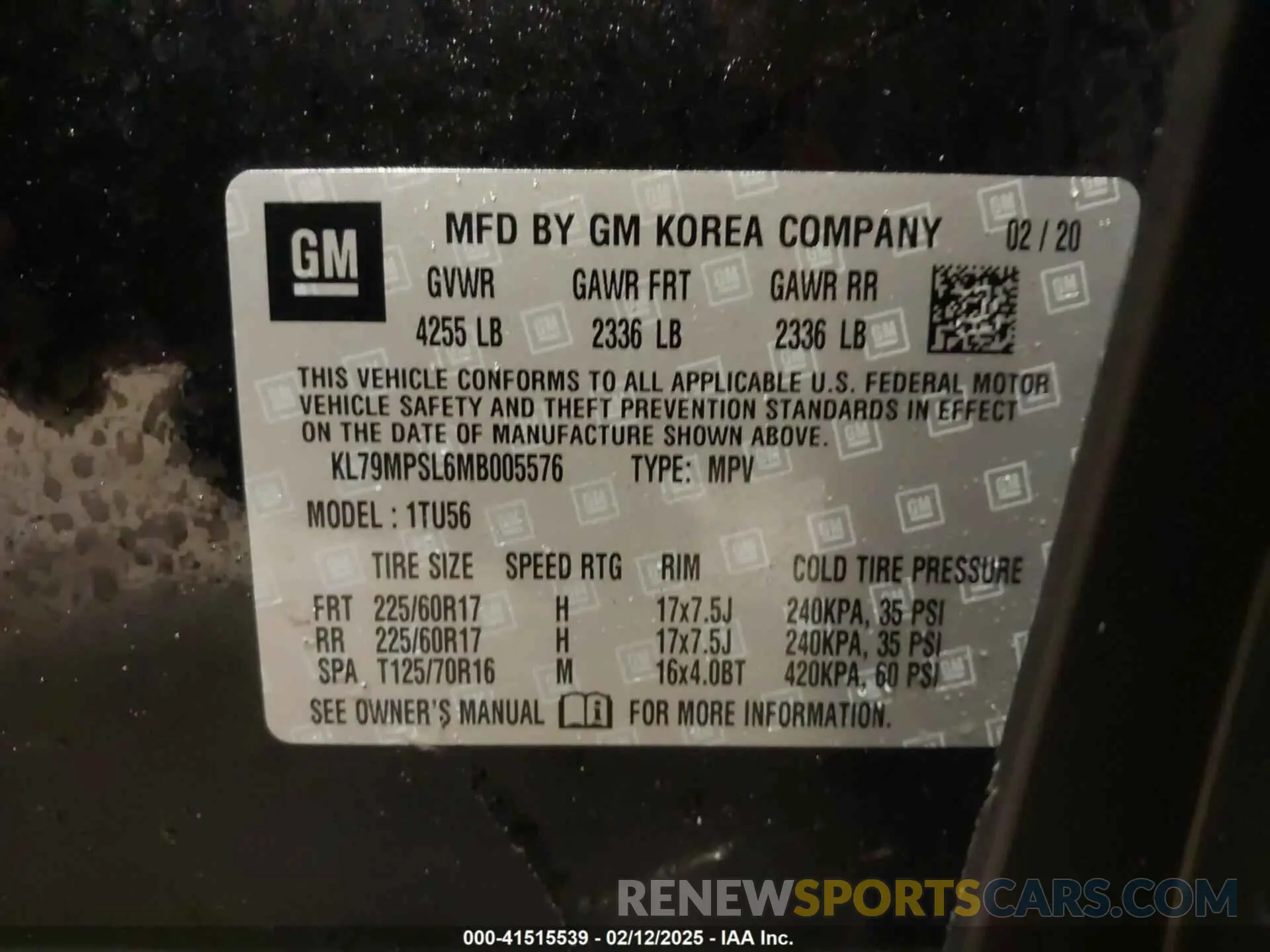 9 Фотография поврежденного автомобиля KL79MPSL6MB005576 CHEVROLET TRAILBLAZER 2021