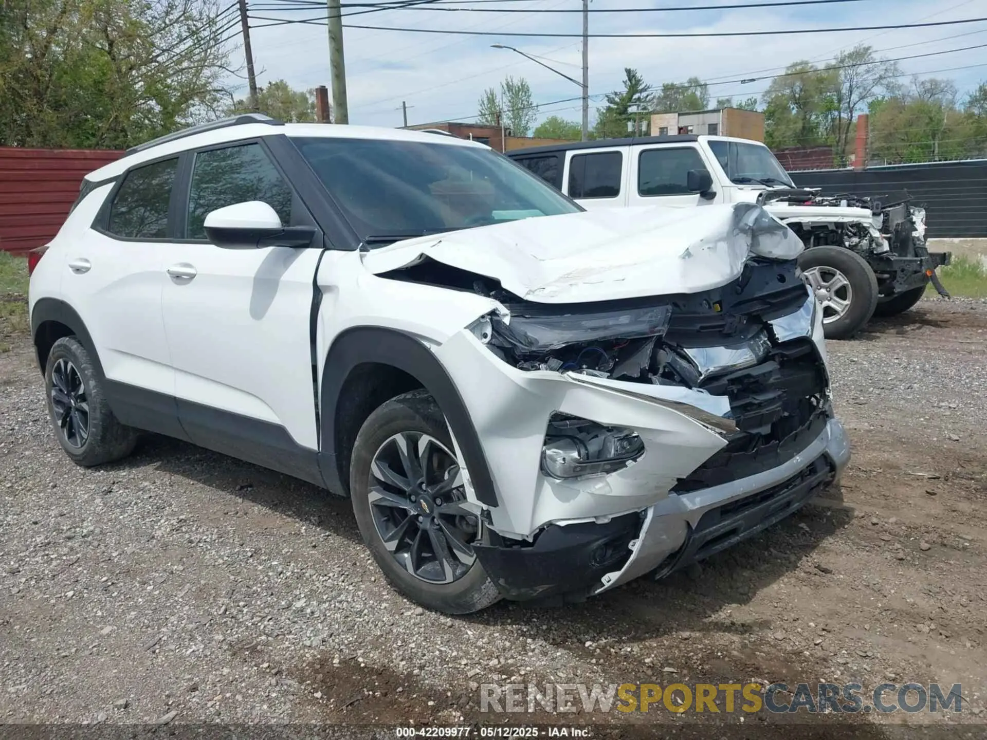 1 Photograph of a damaged car KL79MRSL5MB175410 CHEVROLET TRAILBLAZER 2021