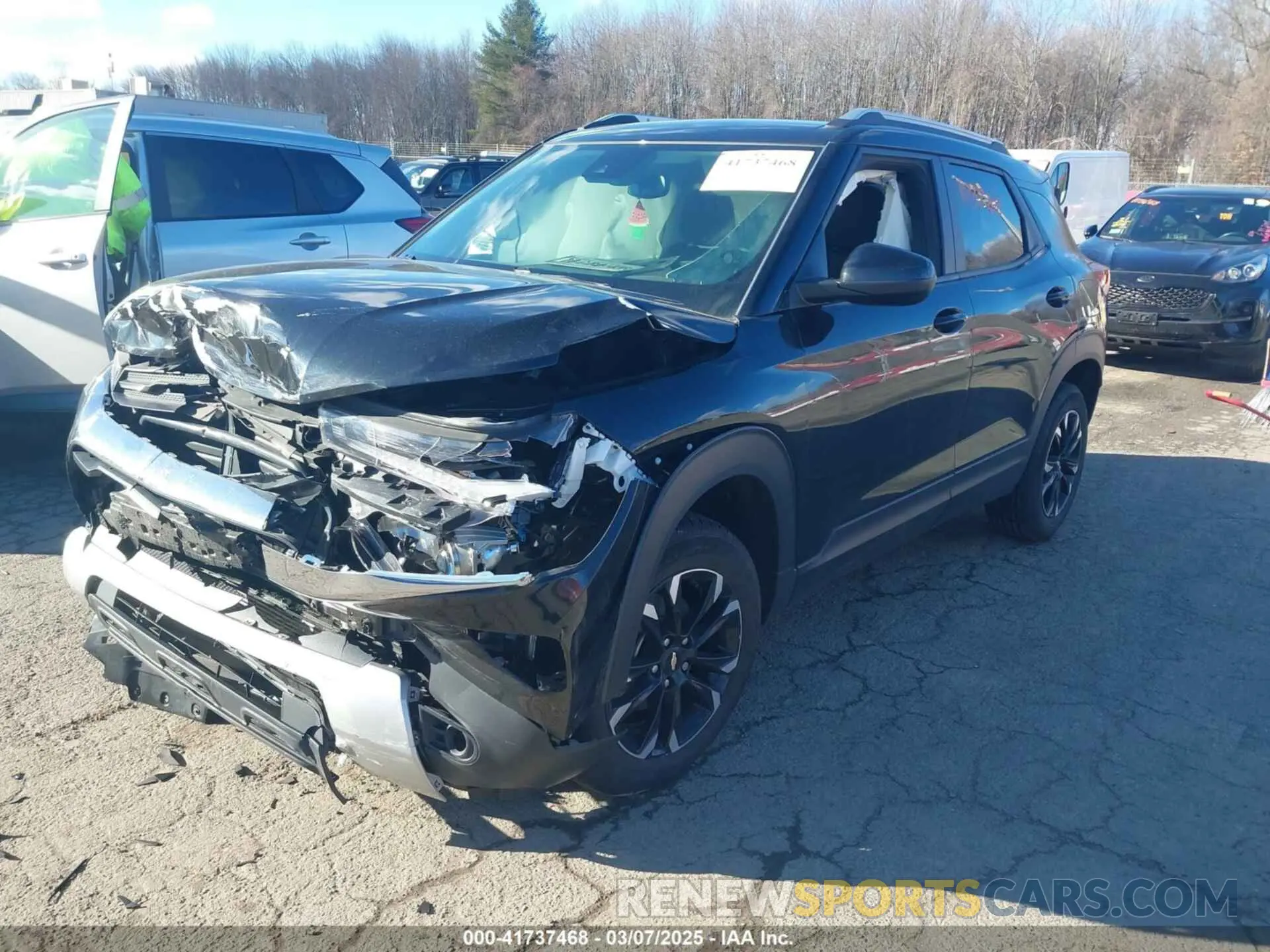 2 Photograph of a damaged car KL79MRSL7MB031809 CHEVROLET TRAILBLAZER 2021