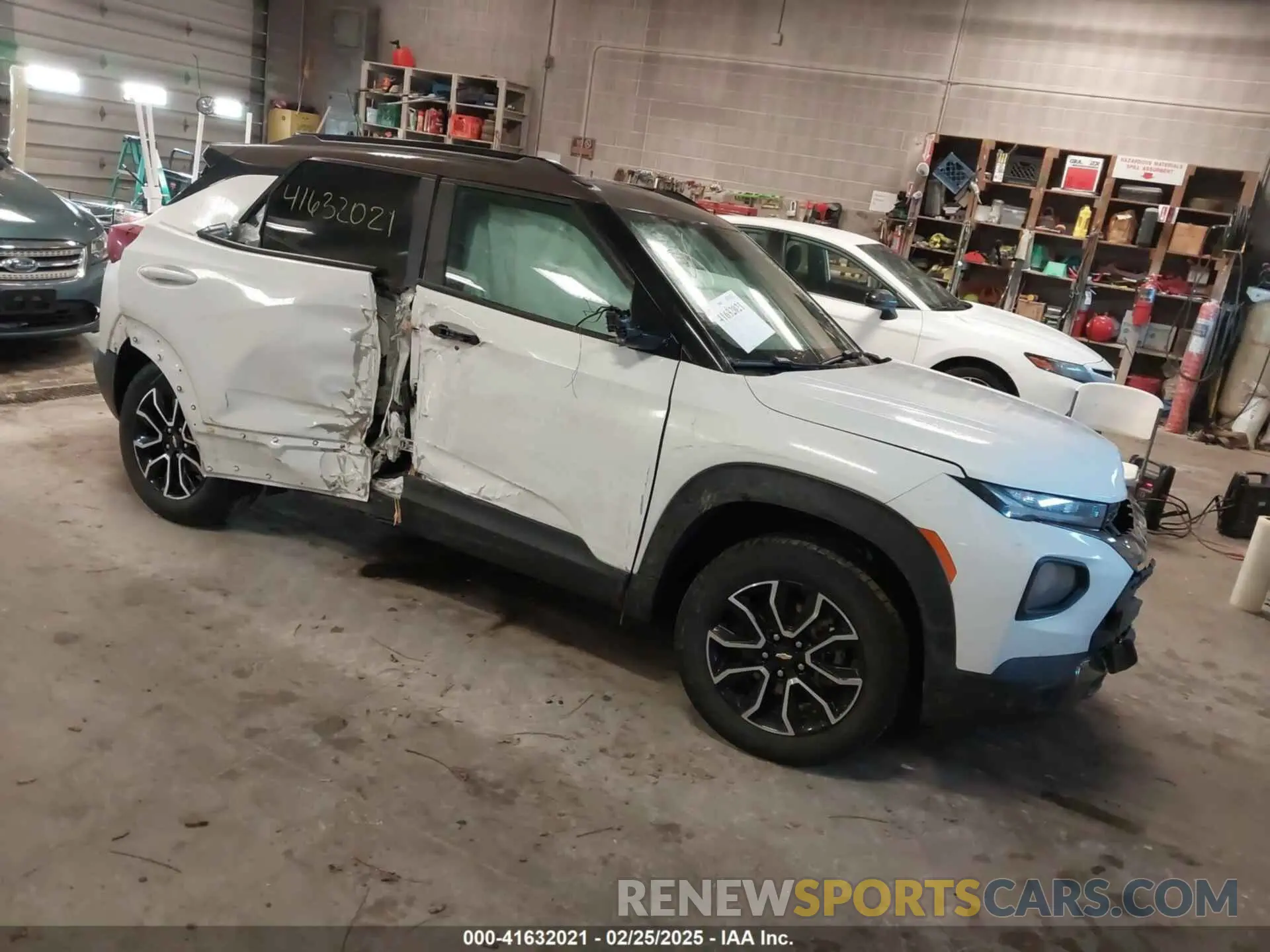 1 Photograph of a damaged car KL79MSSL3MB163182 CHEVROLET TRAILBLAZER 2021
