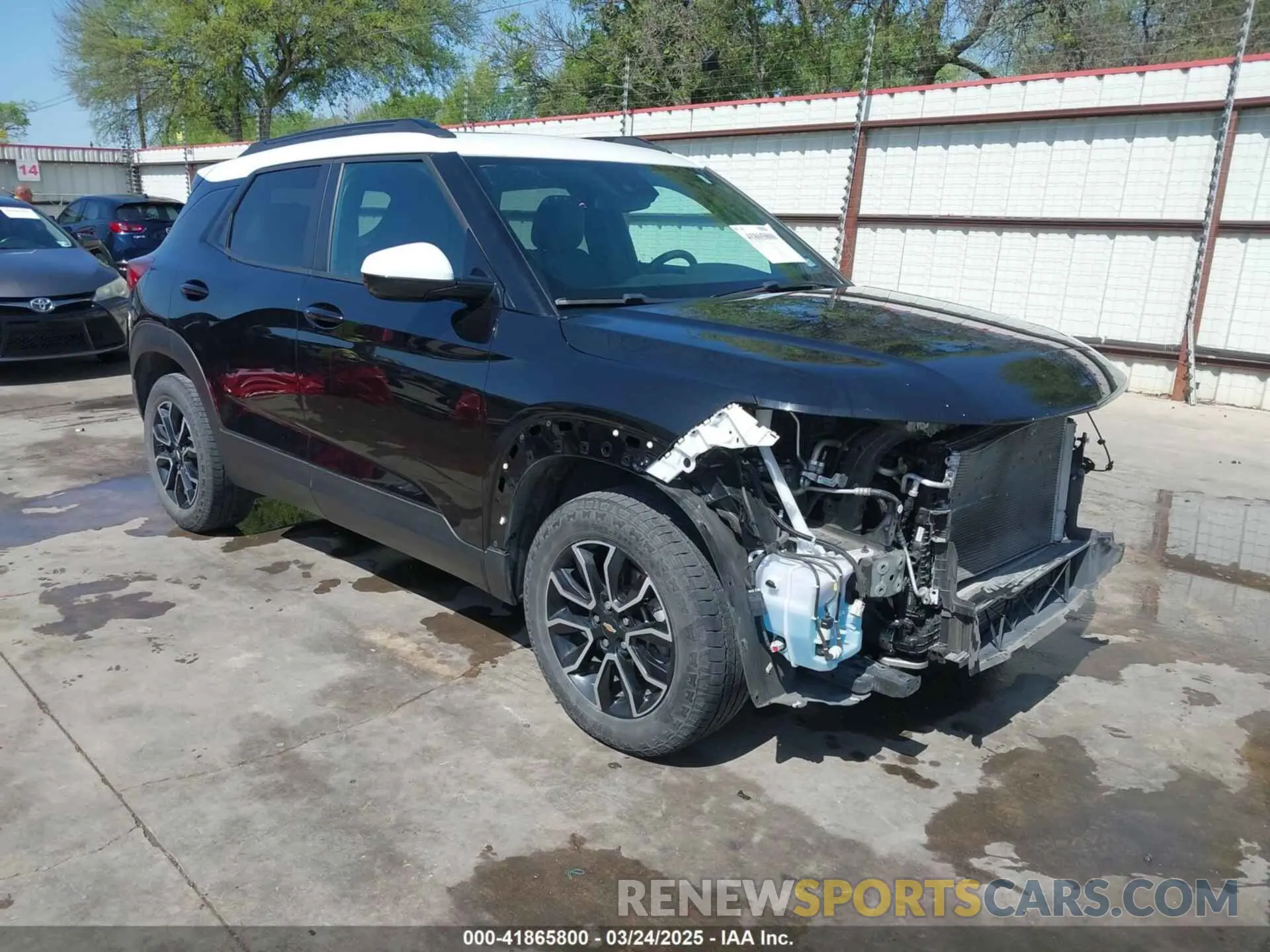 1 Фотография поврежденного автомобиля KL79MSSL7MB163055 CHEVROLET TRAILBLAZER 2021