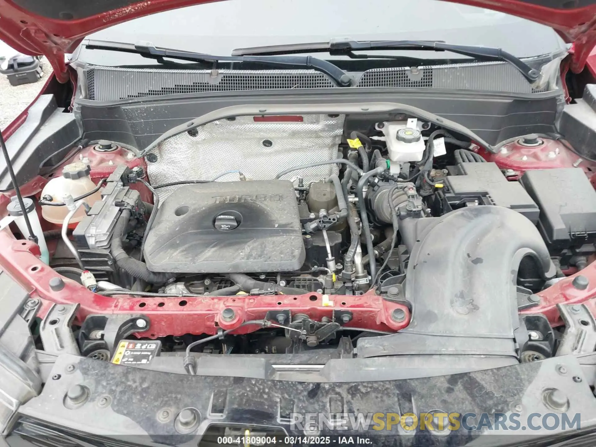 10 Photograph of a damaged car KL79MTSL1MB009611 CHEVROLET TRAILBLAZER 2021