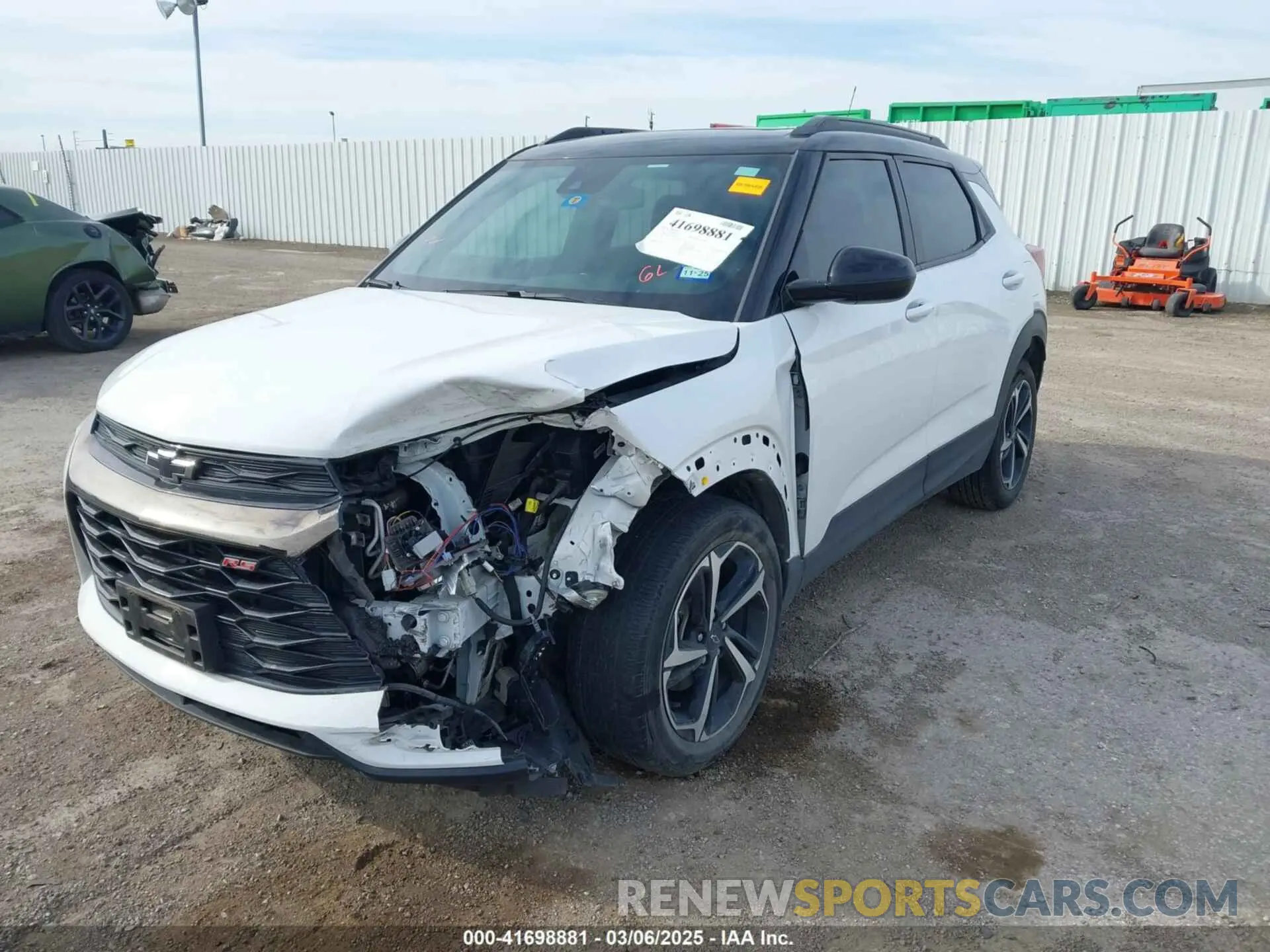 6 Photograph of a damaged car KL79MTSL2MB163941 CHEVROLET TRAILBLAZER 2021
