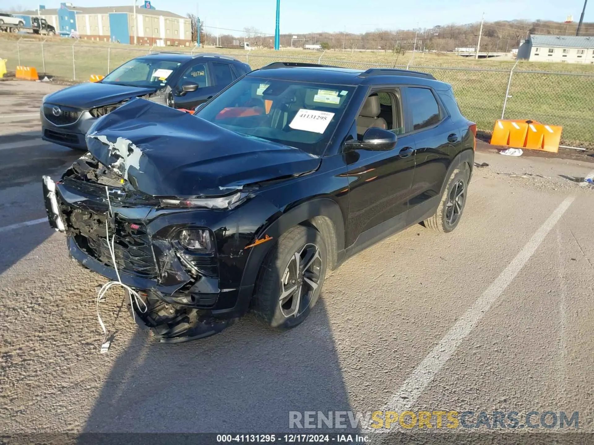 2 Фотография поврежденного автомобиля KL79MTSL4MB078003 CHEVROLET TRAILBLAZER 2021