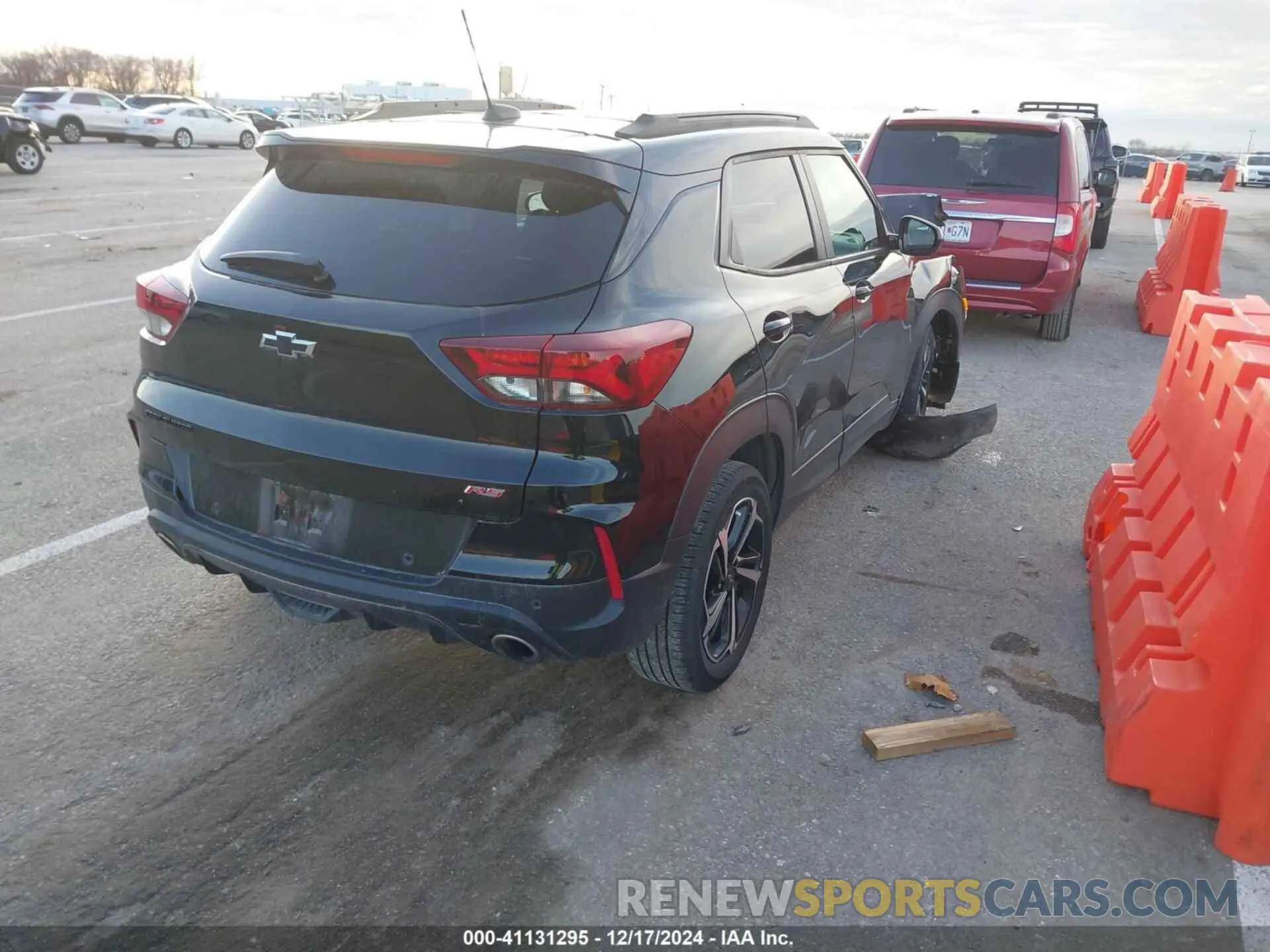 4 Фотография поврежденного автомобиля KL79MTSL4MB078003 CHEVROLET TRAILBLAZER 2021