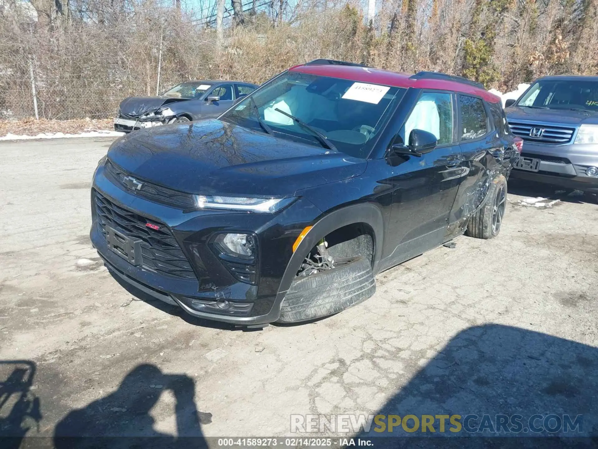 2 Фотография поврежденного автомобиля KL79MTSL6MB111695 CHEVROLET TRAILBLAZER 2021