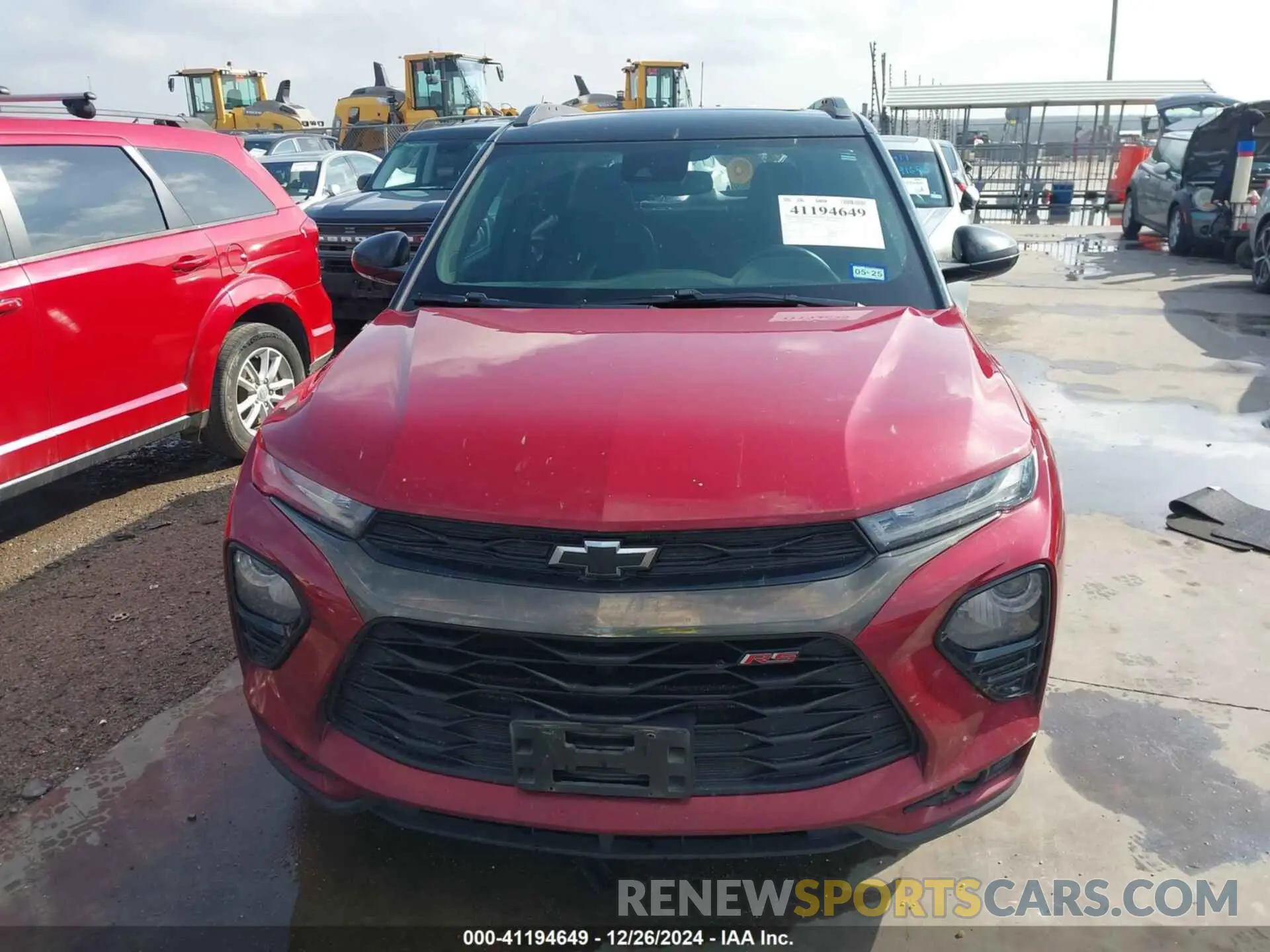 12 Photograph of a damaged car KL79MTSL8MB082779 CHEVROLET TRAILBLAZER 2021
