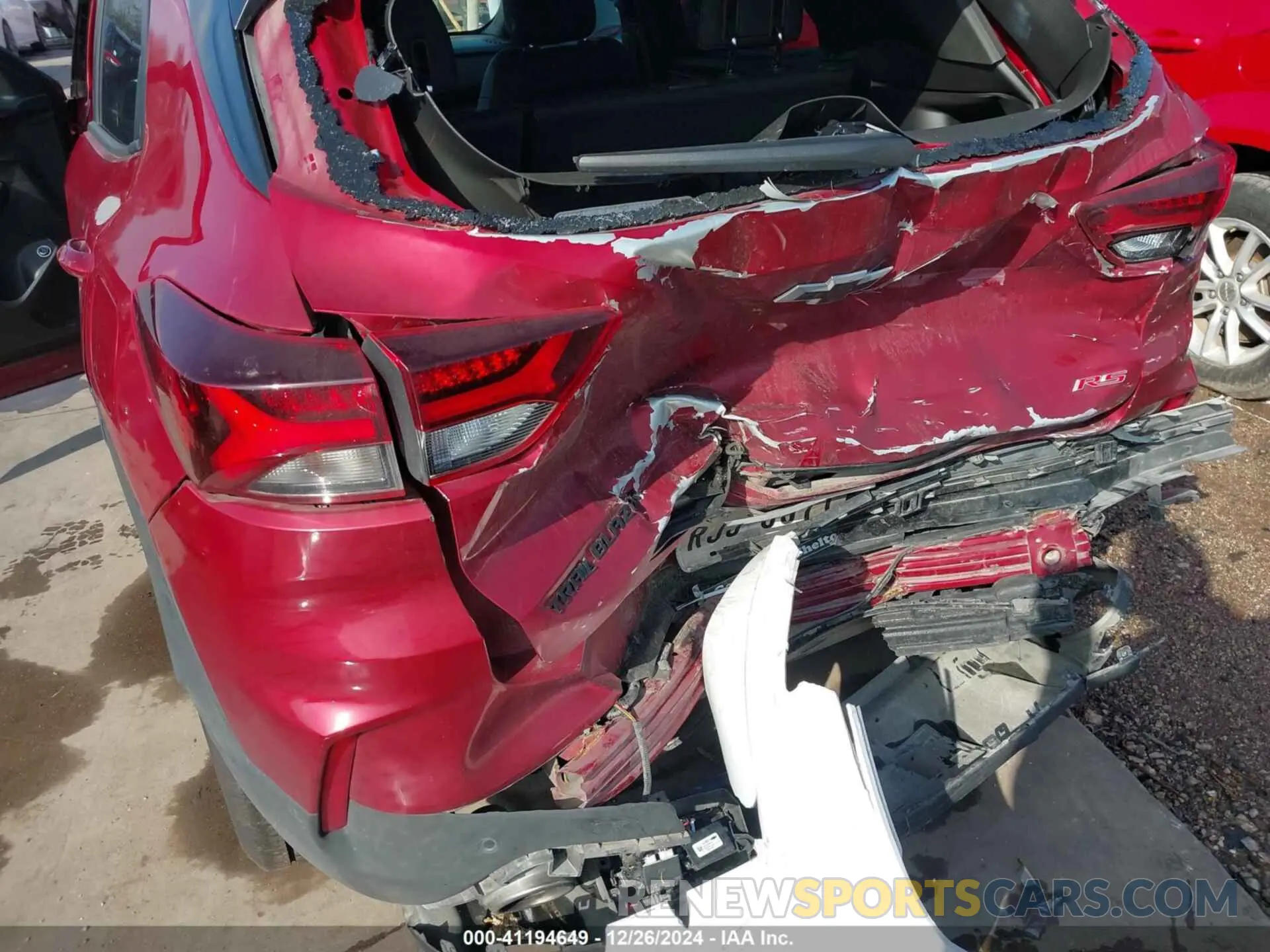6 Photograph of a damaged car KL79MTSL8MB082779 CHEVROLET TRAILBLAZER 2021