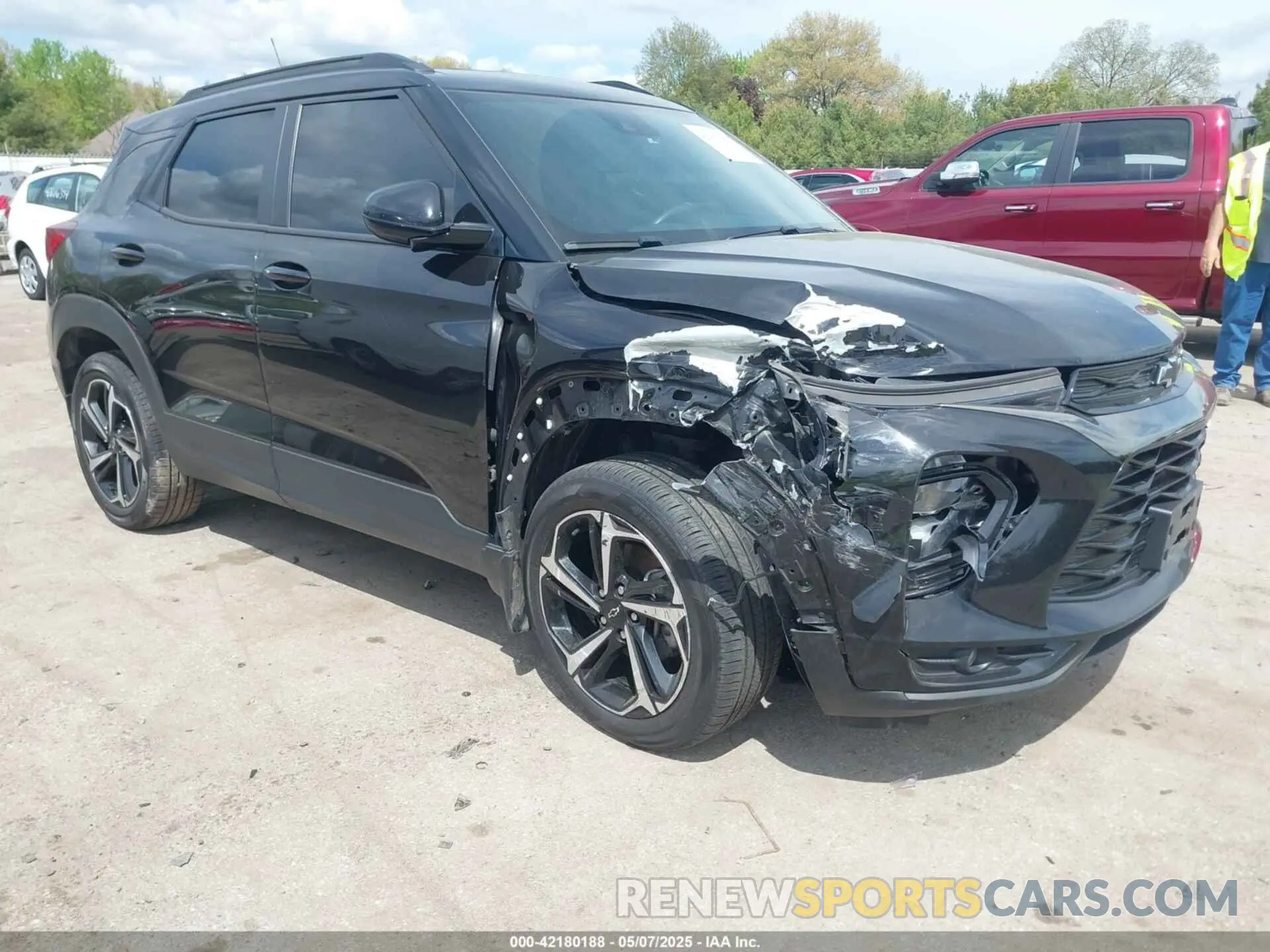 1 Photograph of a damaged car KL79MUSL1MB137577 CHEVROLET TRAILBLAZER 2021