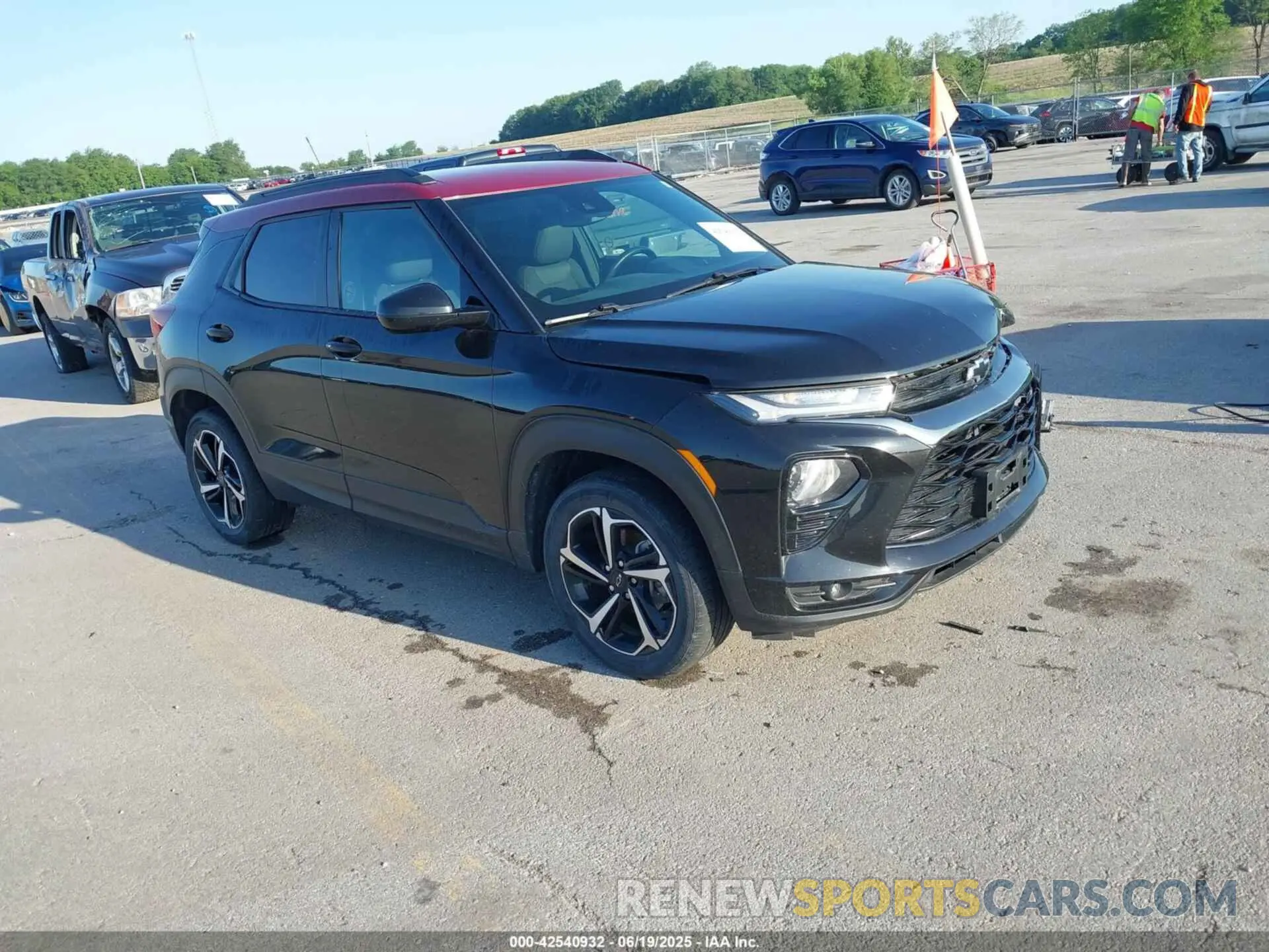 1 Photograph of a damaged car KL79MUSL2MB009431 CHEVROLET TRAILBLAZER 2021