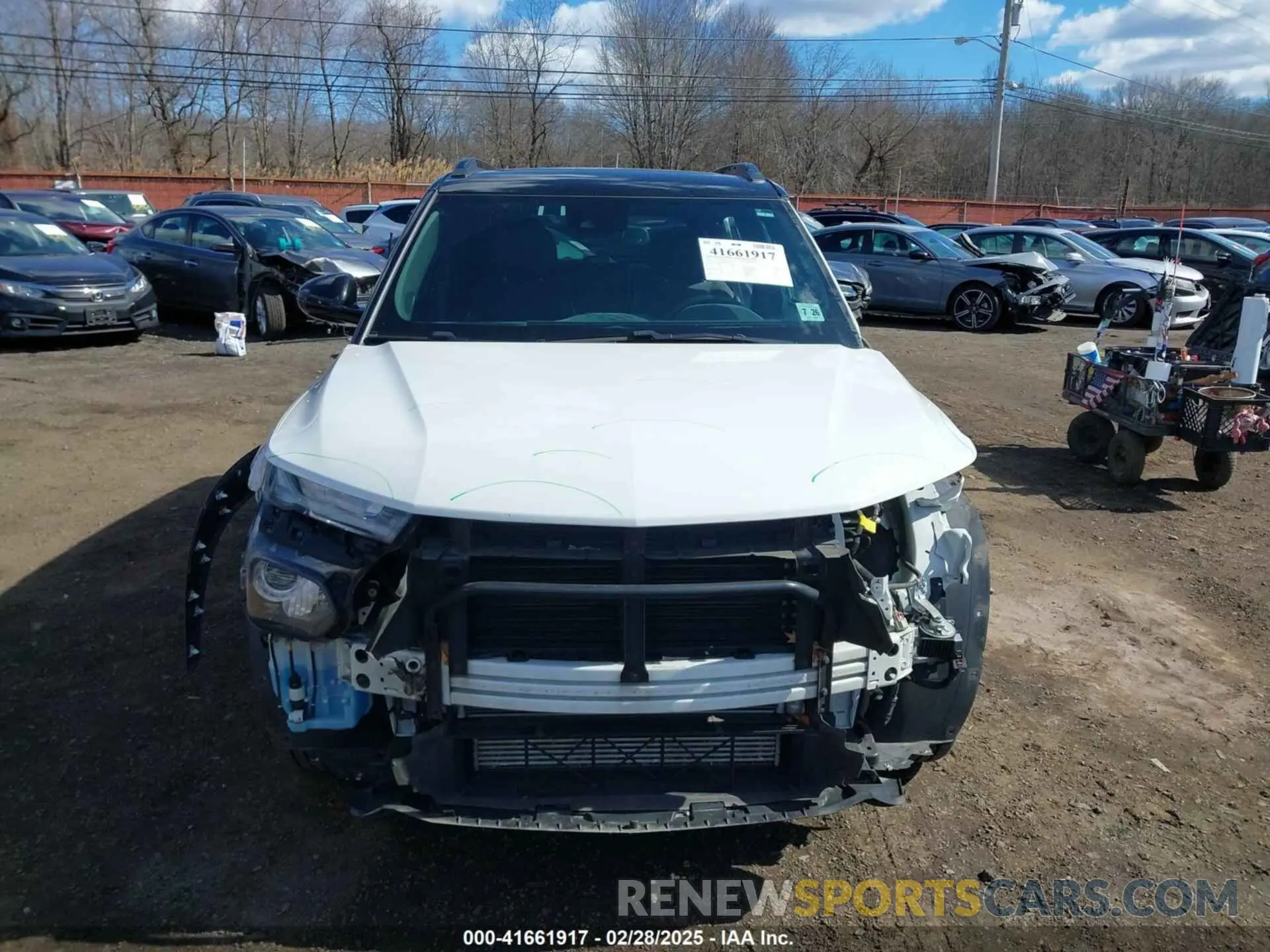 12 Photograph of a damaged car KL79MUSL2MB174573 CHEVROLET TRAILBLAZER 2021