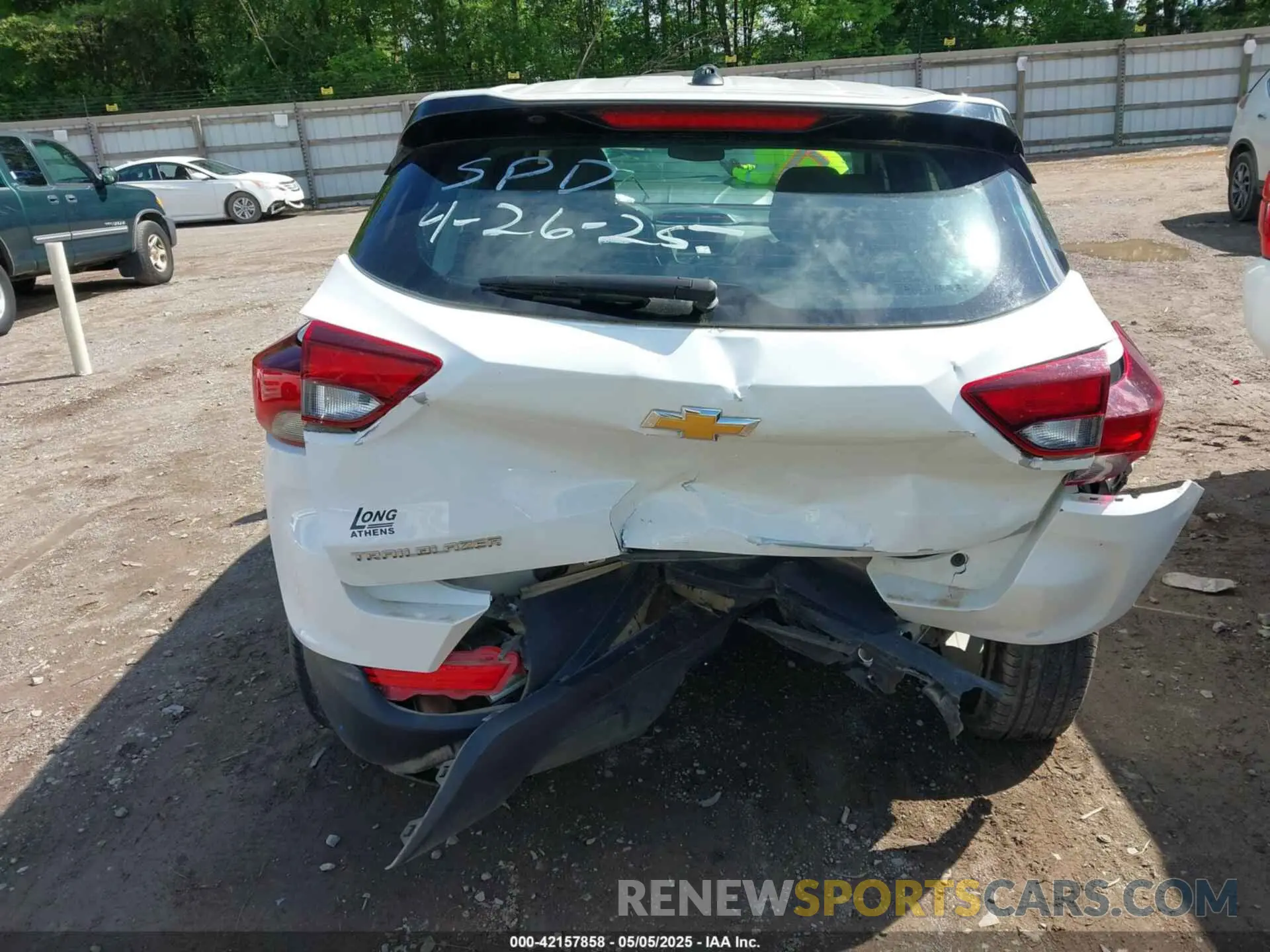 6 Photograph of a damaged car KL79MMS21NB104751 CHEVROLET TRAILBLAZER 2022